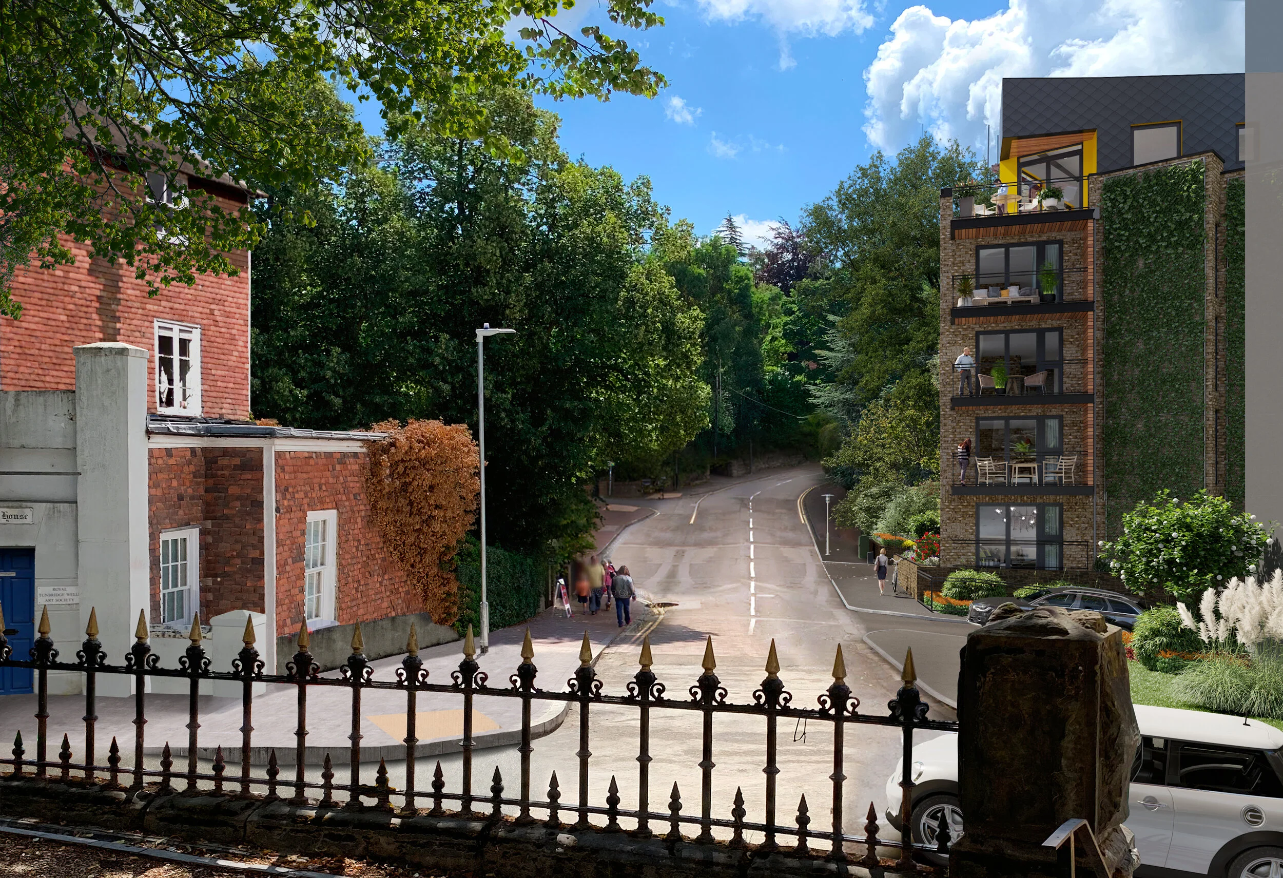  Contemporary living within the historic Pantiles of Tunbridge Wells 