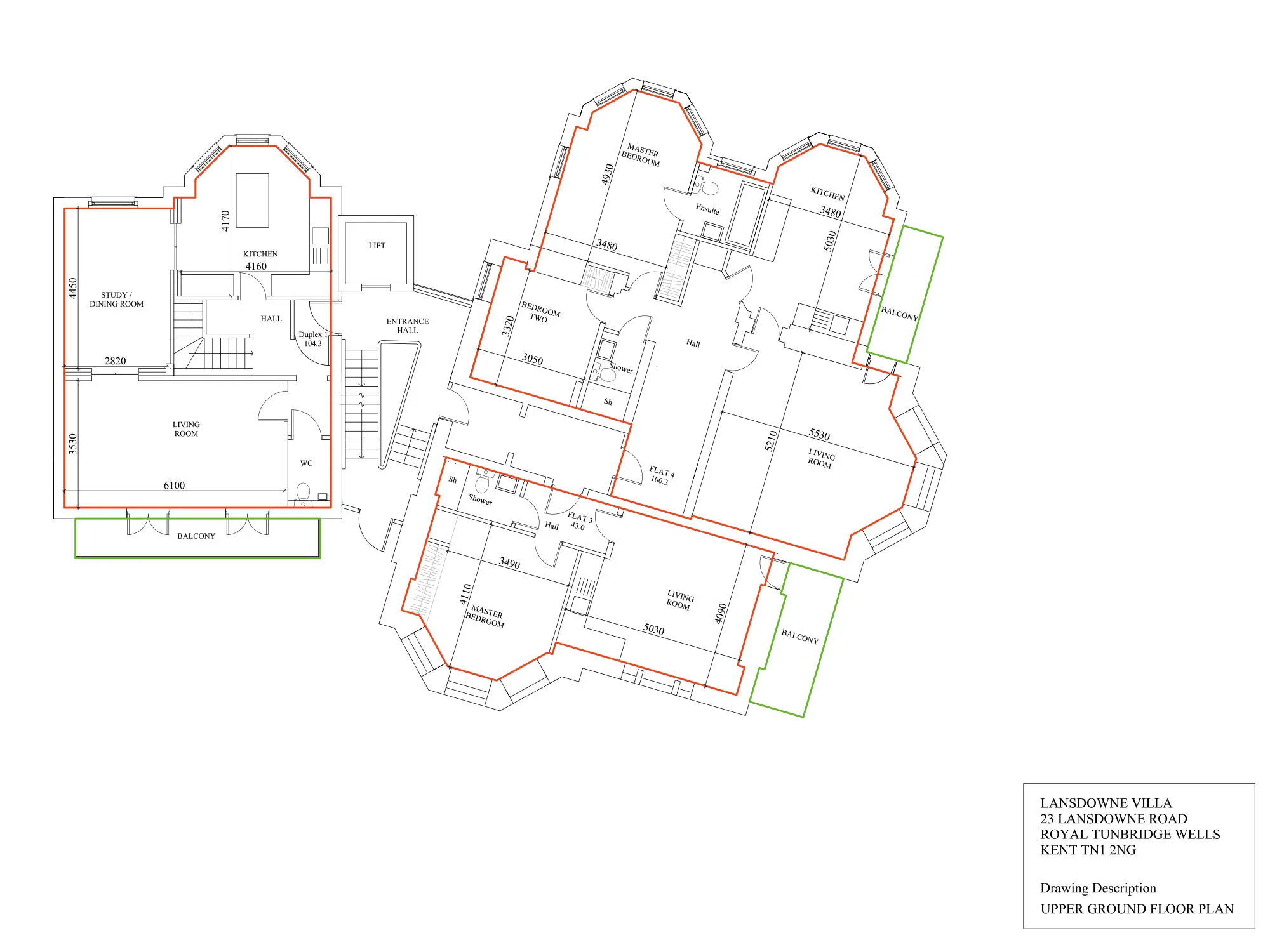 Lansdowne Road floor plan