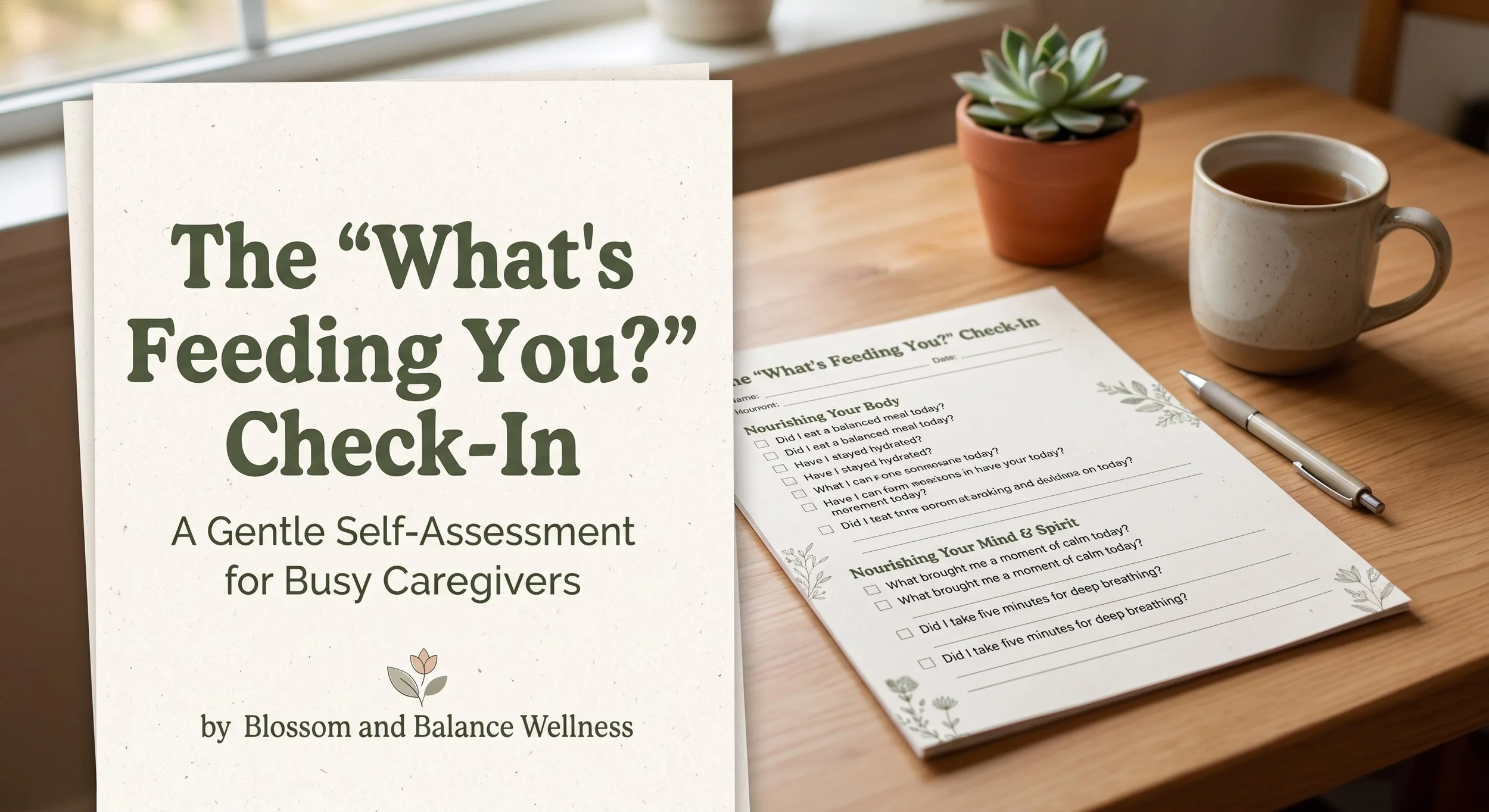 The What’s Feeding You? Check-In, a self-assessment for busy caregivers