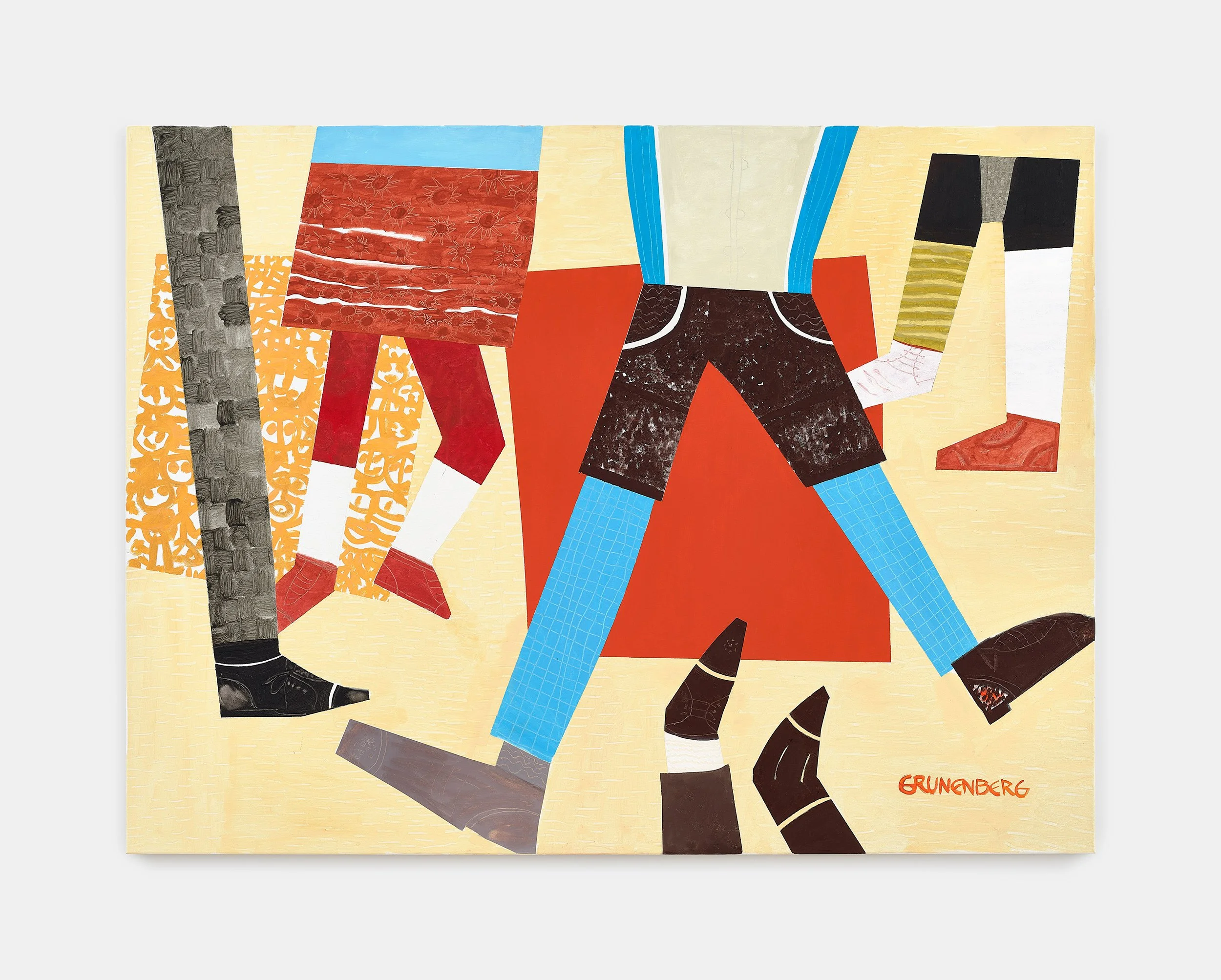 Stephan Grunenberg, Gaudi, 2024, Acryl auf Leinwand, 120 x 160 cm