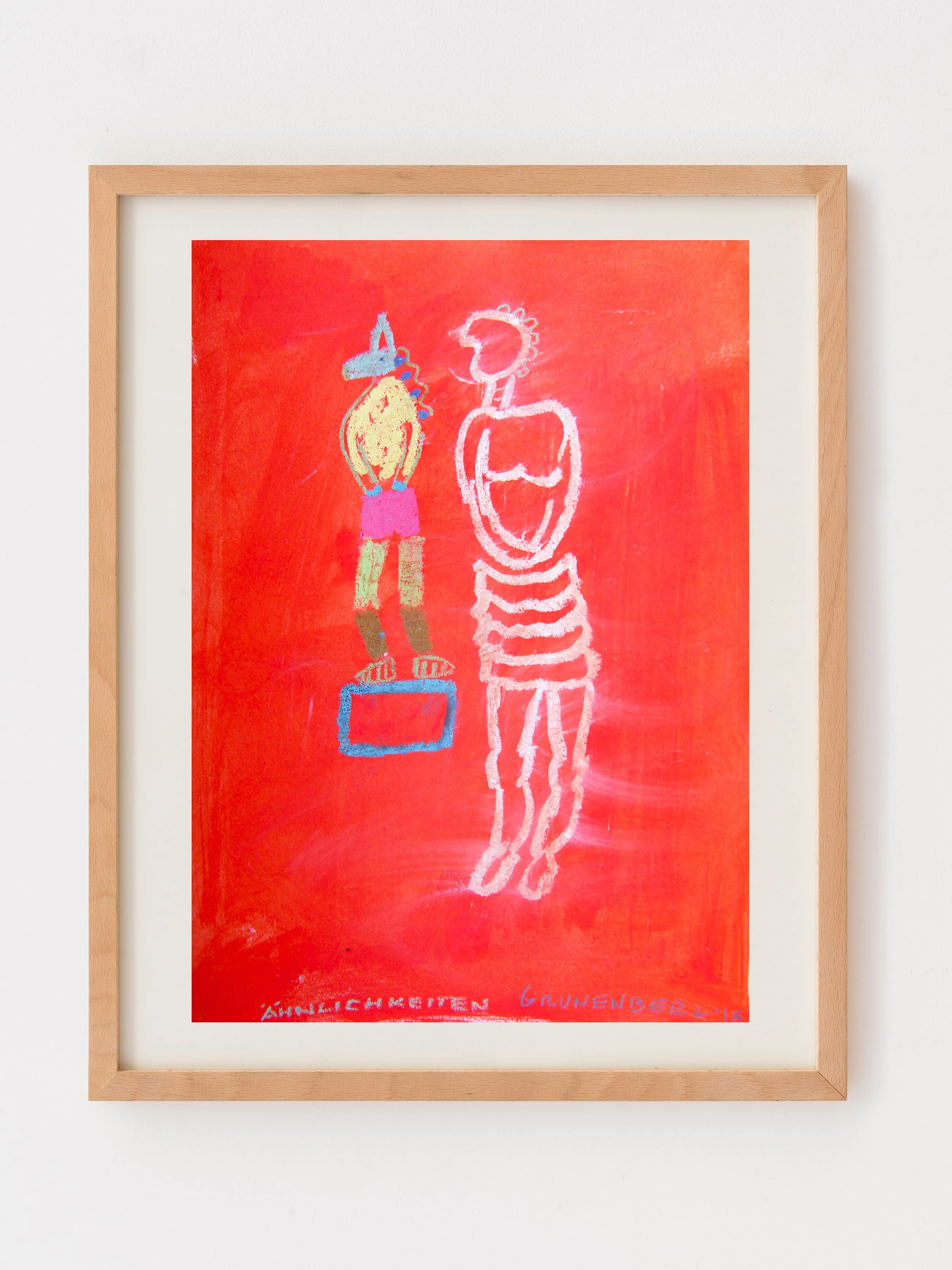 Ähnlichkeiten, Format: 42 x 29 cm, Mischtechnik, Jahr: 2018