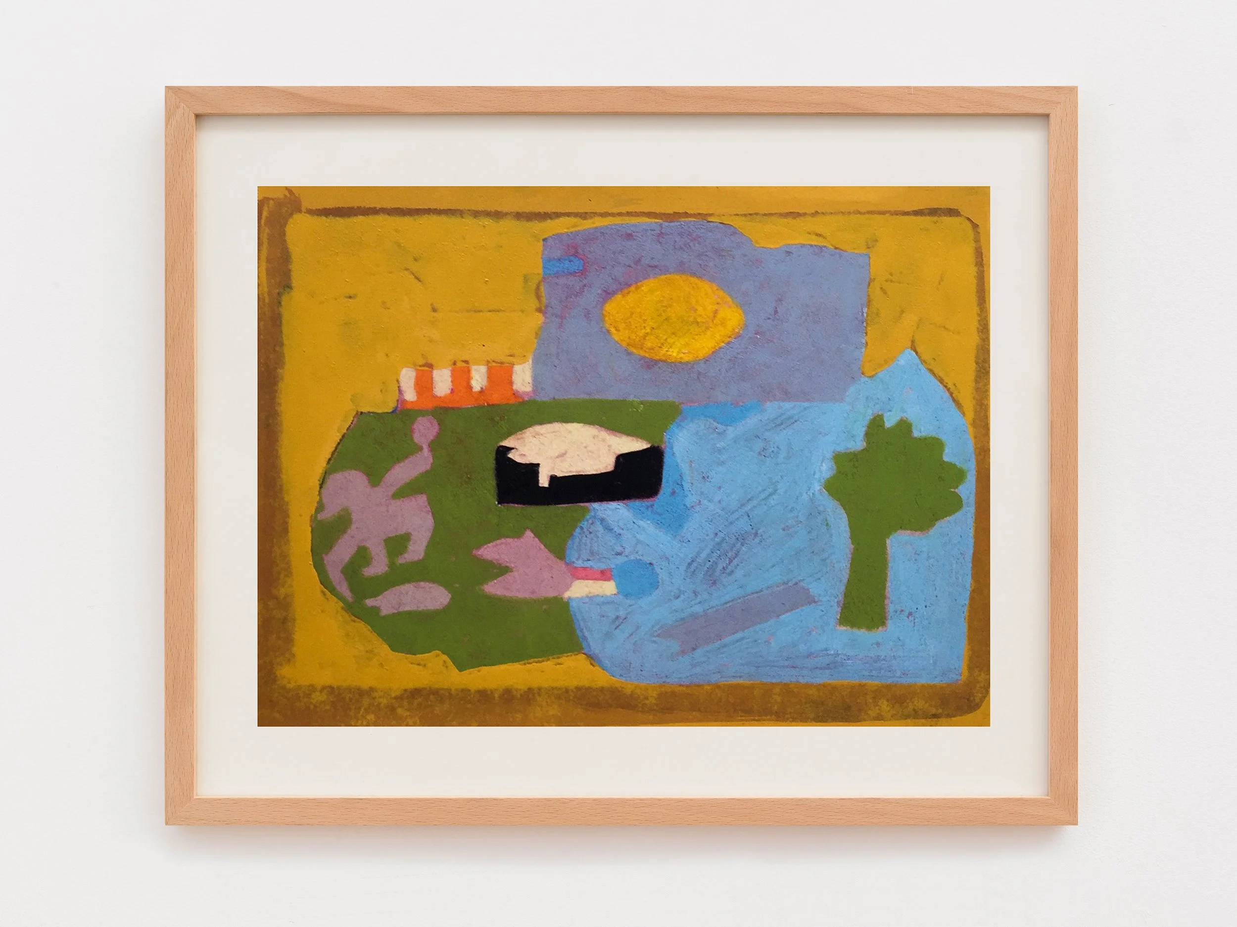 O.T., Format: 39 x 31 cm, Papier, Mischtechnik, Jahr: 1986, Sammlung Schneider-Kümmel