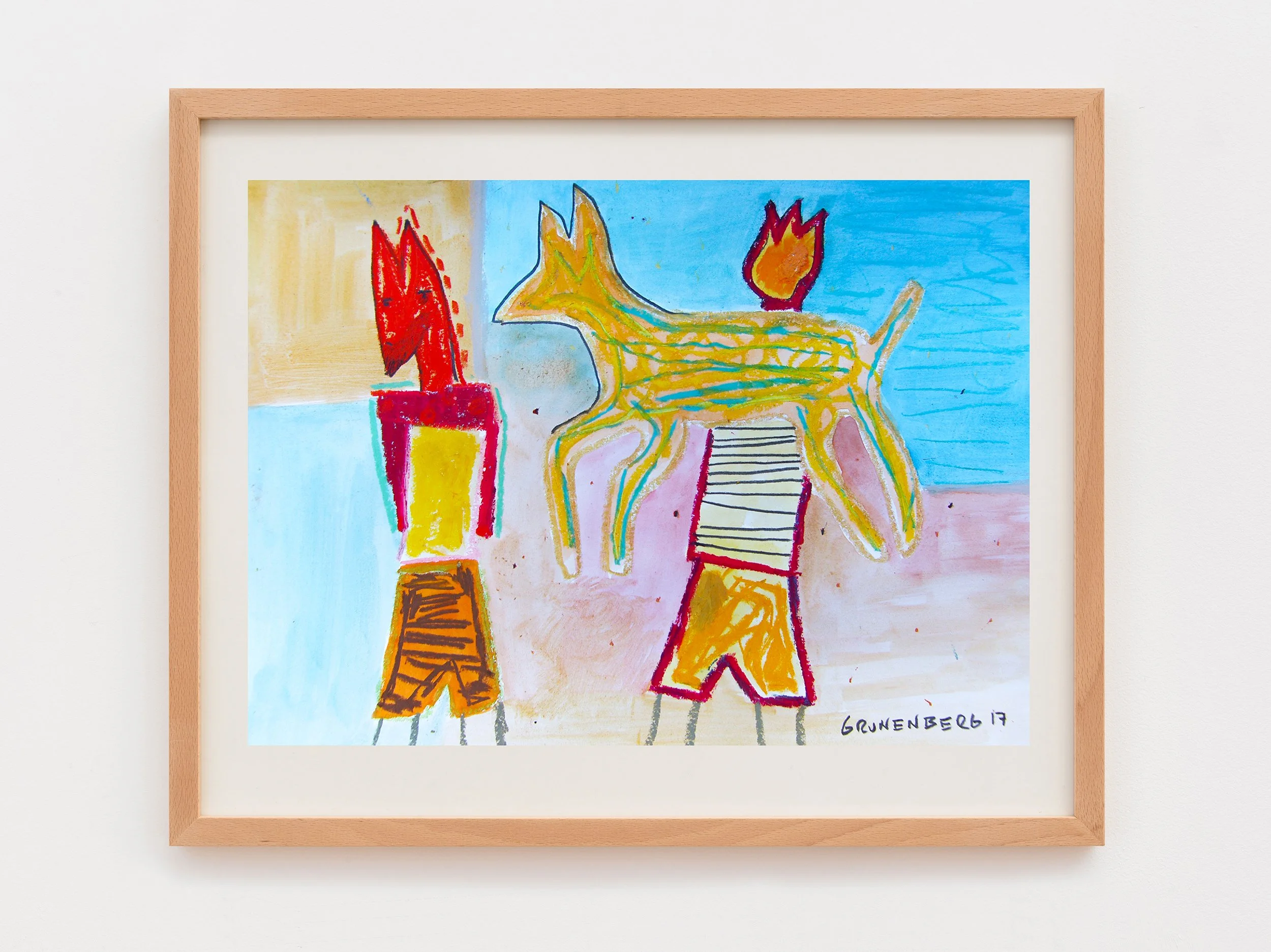O.T. Format: 42 x 29 cm, Mischtechnik, Jahr: 2017
