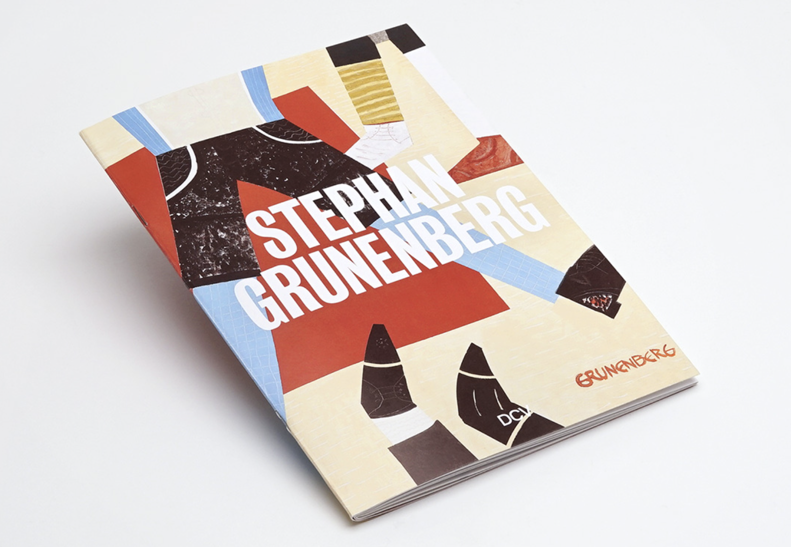 Book cover of 'Grunenberg' by Stephan Grunenberg featuring abstract shapes and colors.