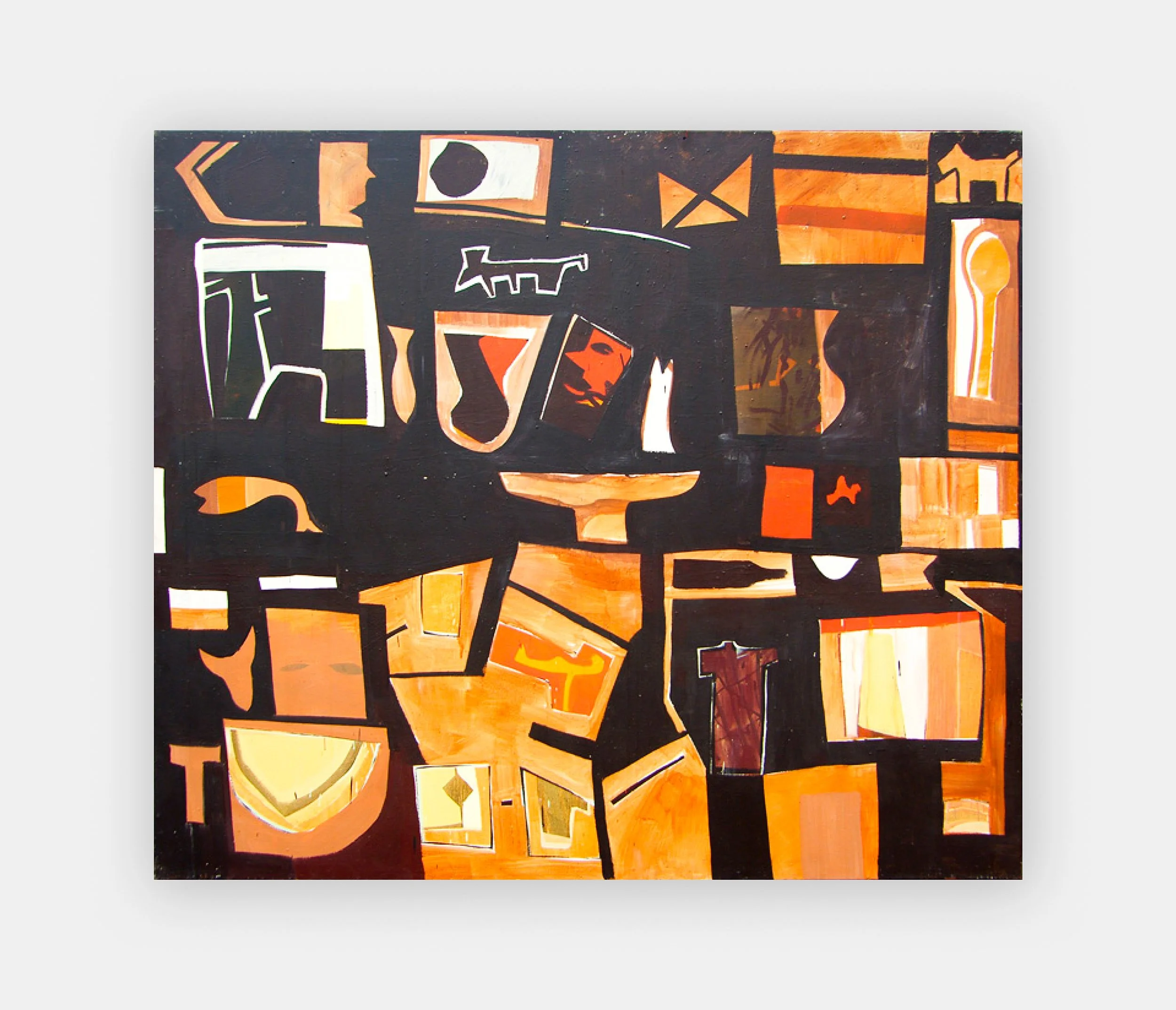Stephan Grunenberg, 235 cm x 200 cm, 1984, Serie D-3