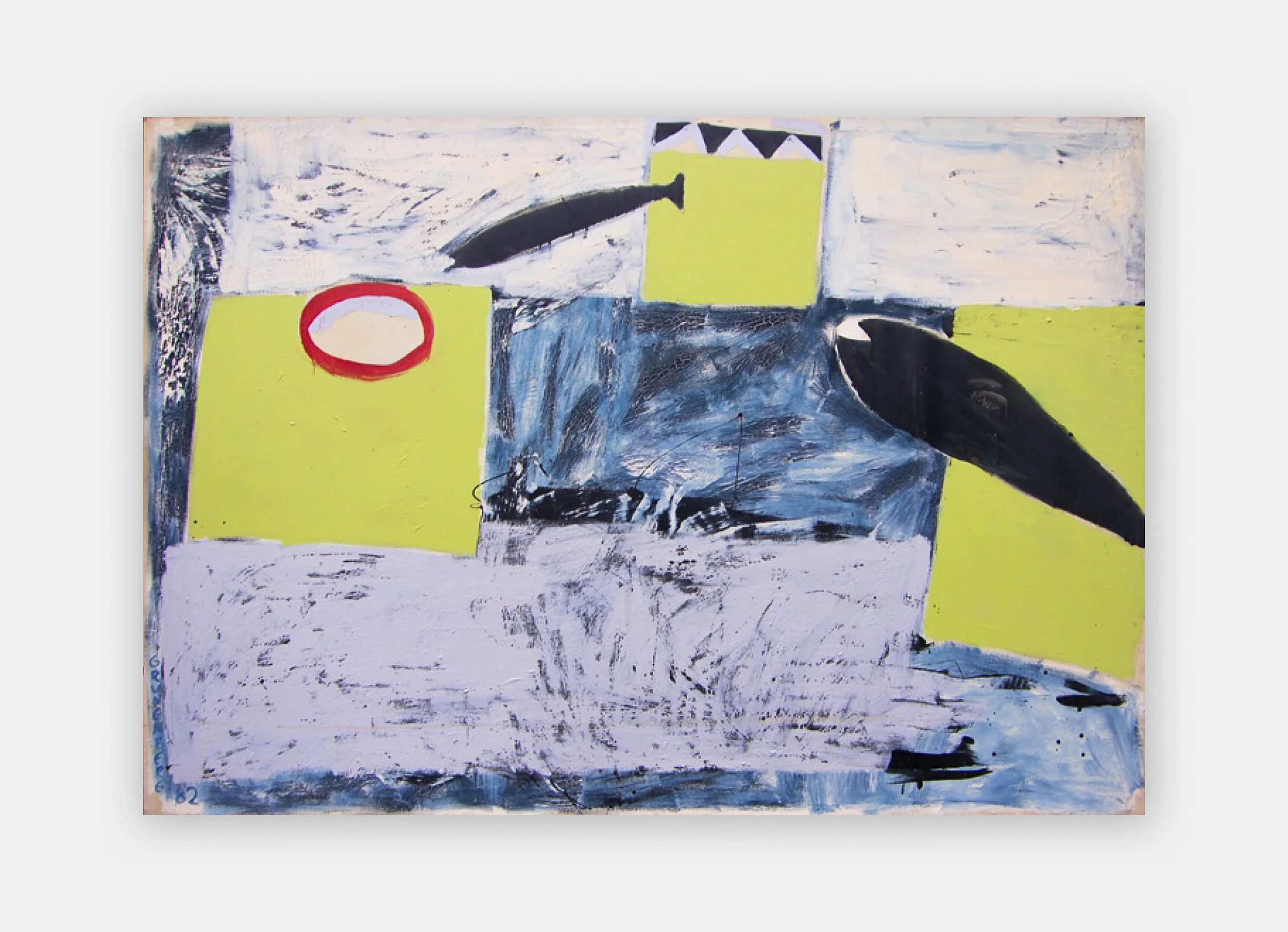 Stephan Grunenberg, 210 cm x 180 cm, 1982, Springfische