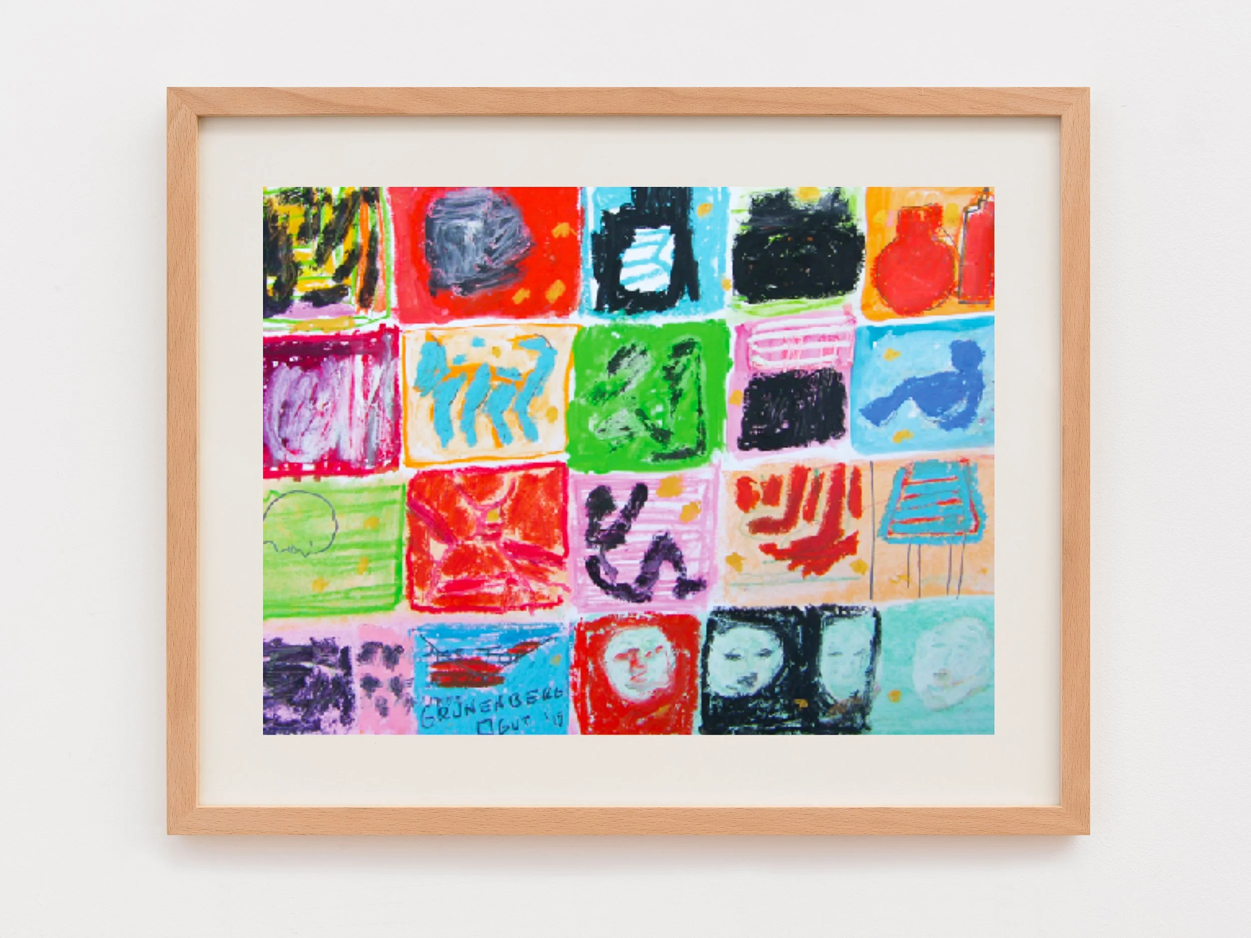 Memory, Format: 42 x 30 cm, Papier, Mischtechnik, Jahr: 2019