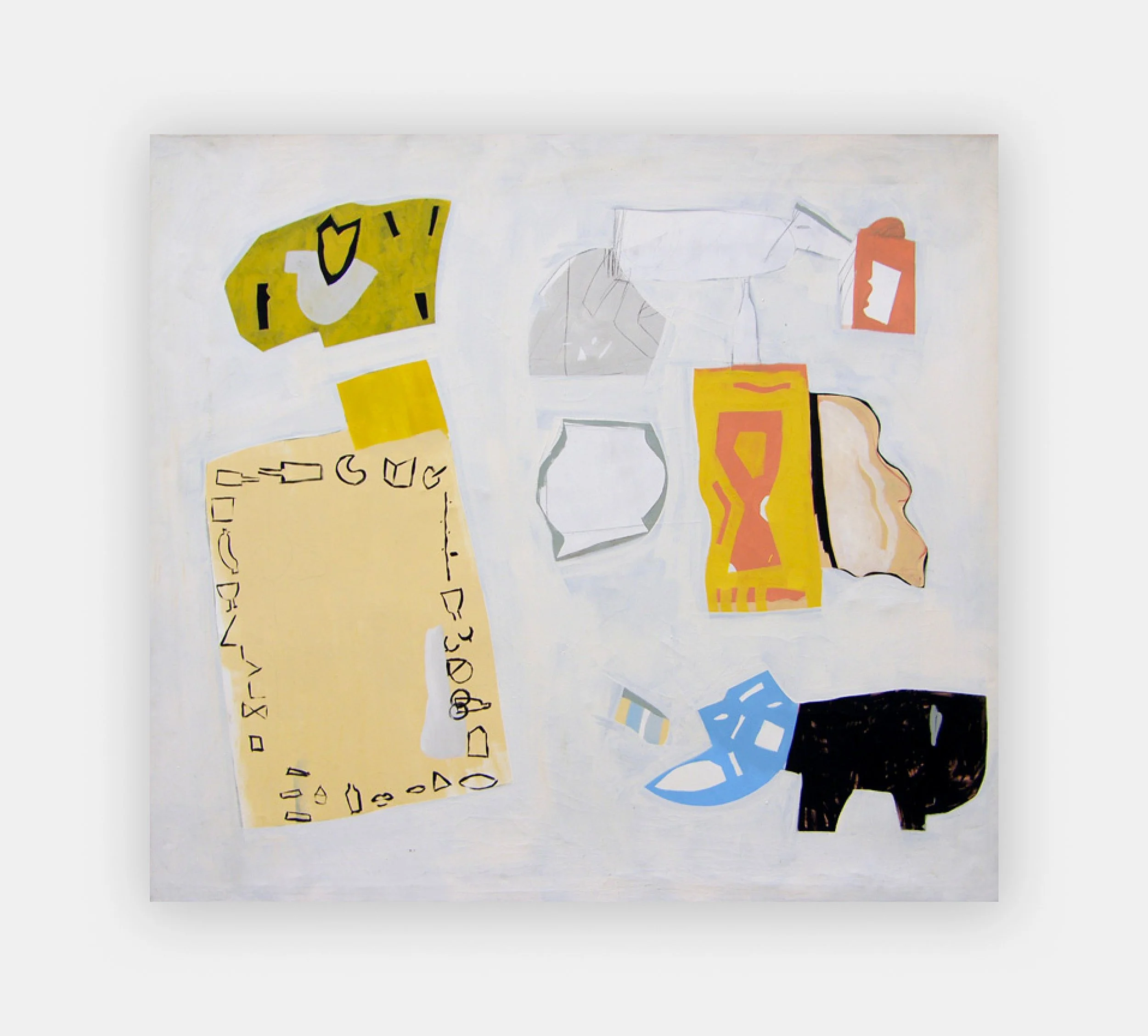 Stephan Grunenberg, 180 cm x 170 cm, 1983, Unvollendete Mitteilungen