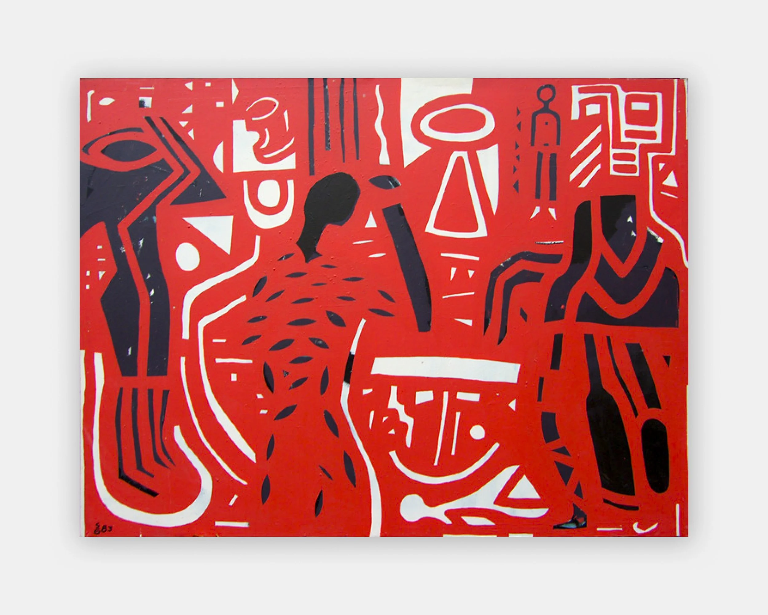 Stephan Grunenberg, 210 cm x 180 cm, 1983, Troi Dames