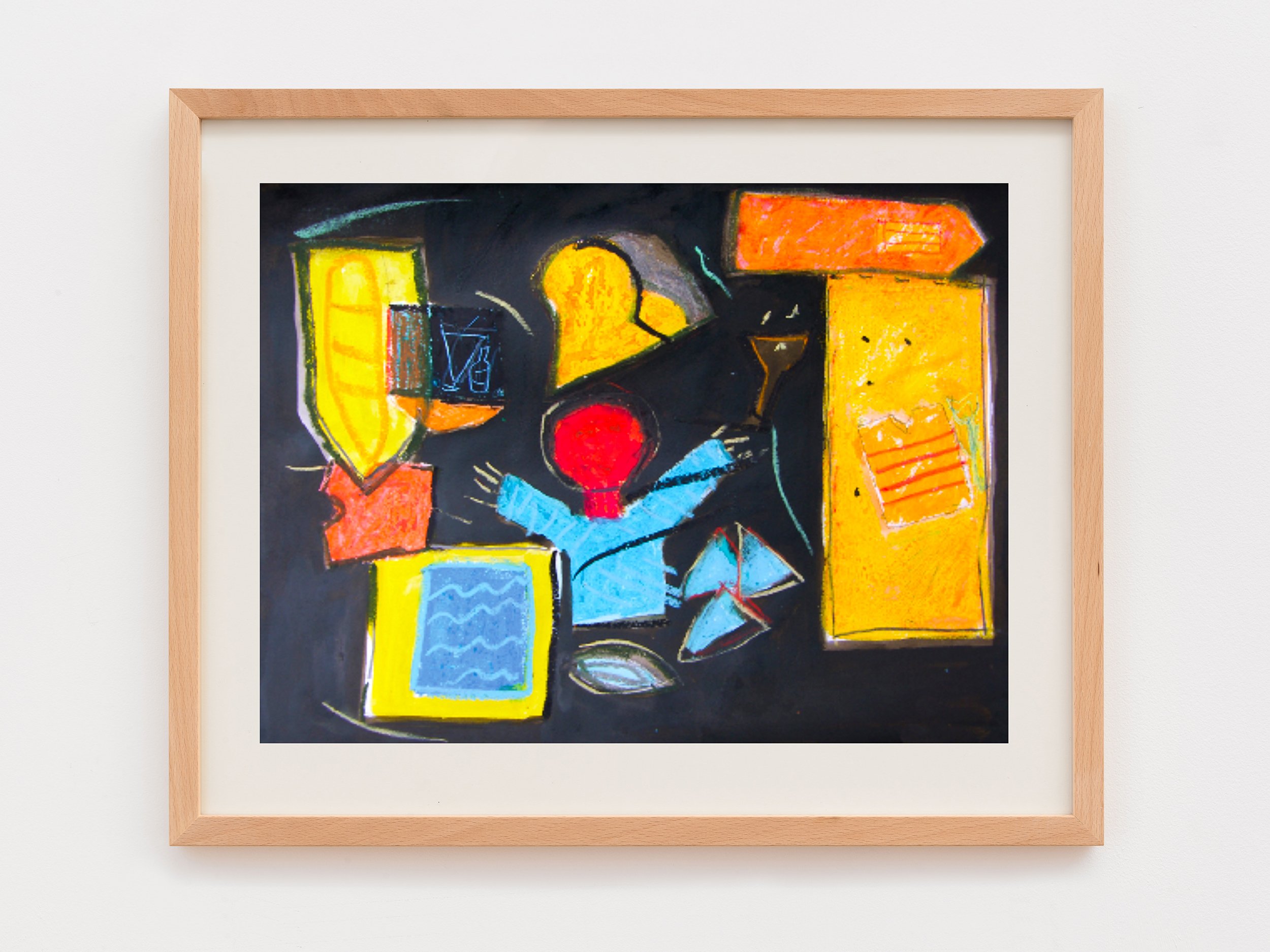 O.T. Format: 42 x 29 cm, Mischtechnik, Jahr: 2018