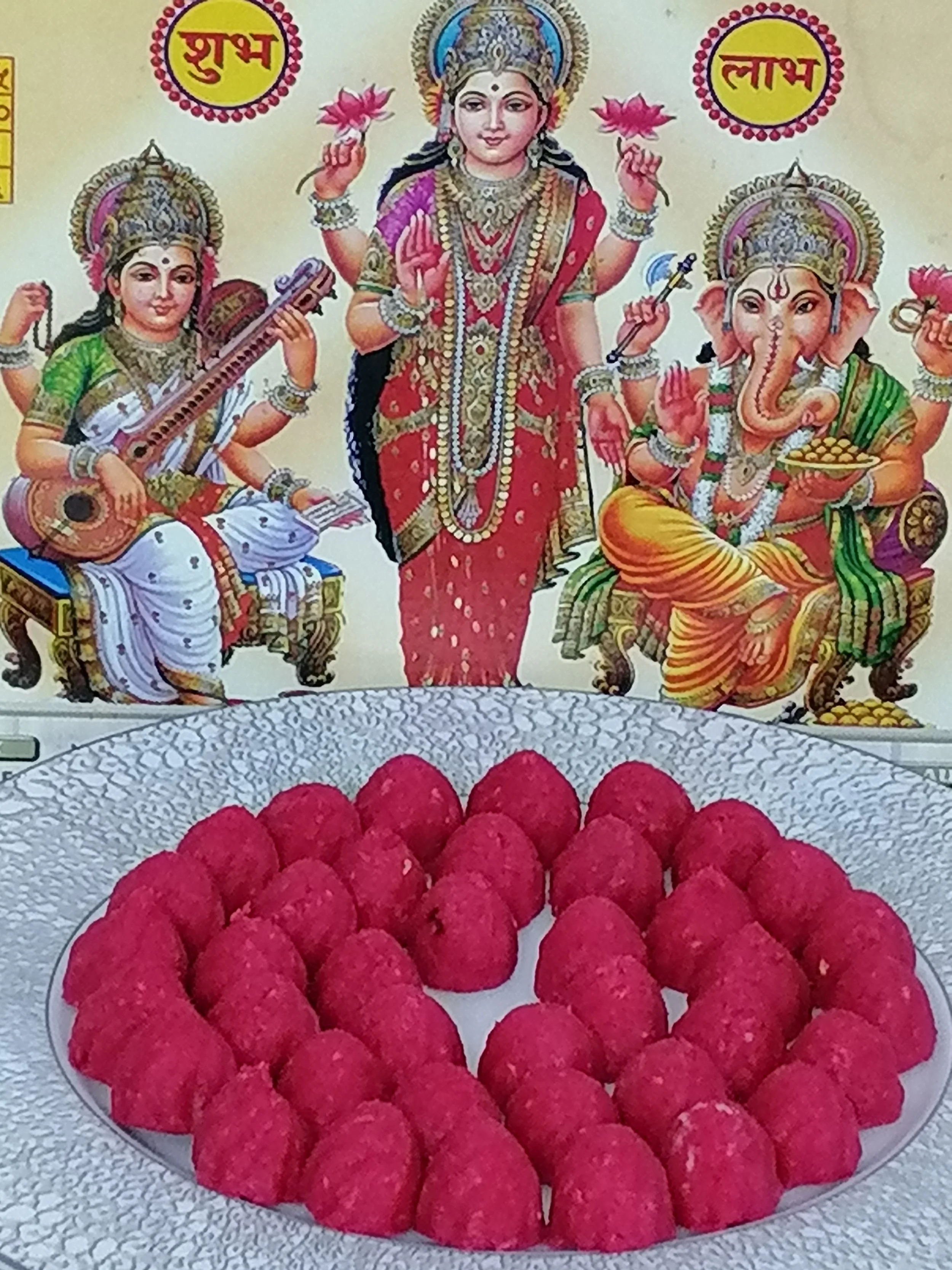 Red Coconut Modak