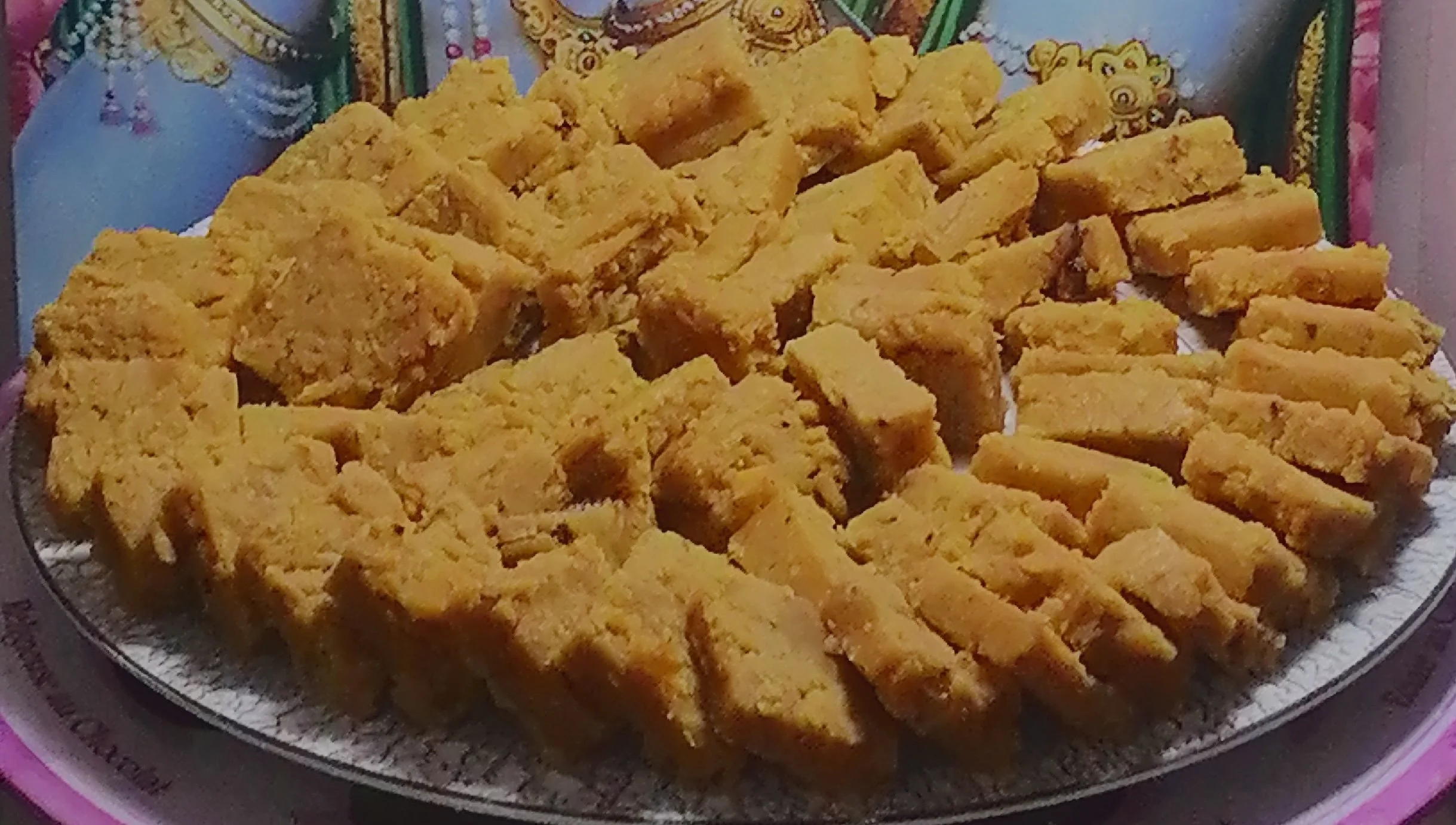 Besan Milk Cake