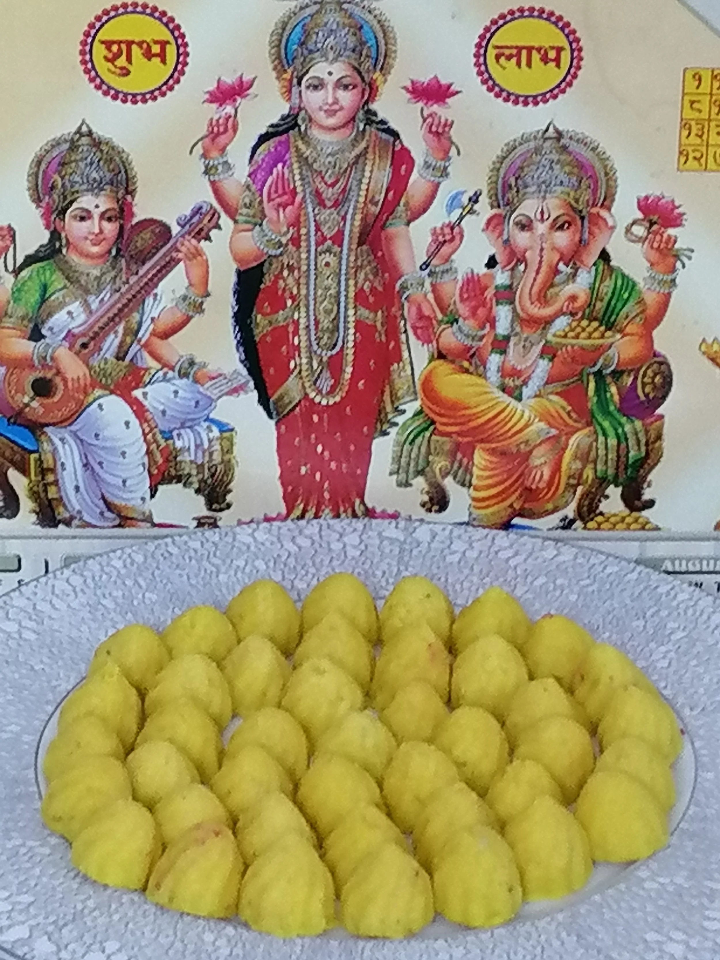 Yellow Coconut Modak