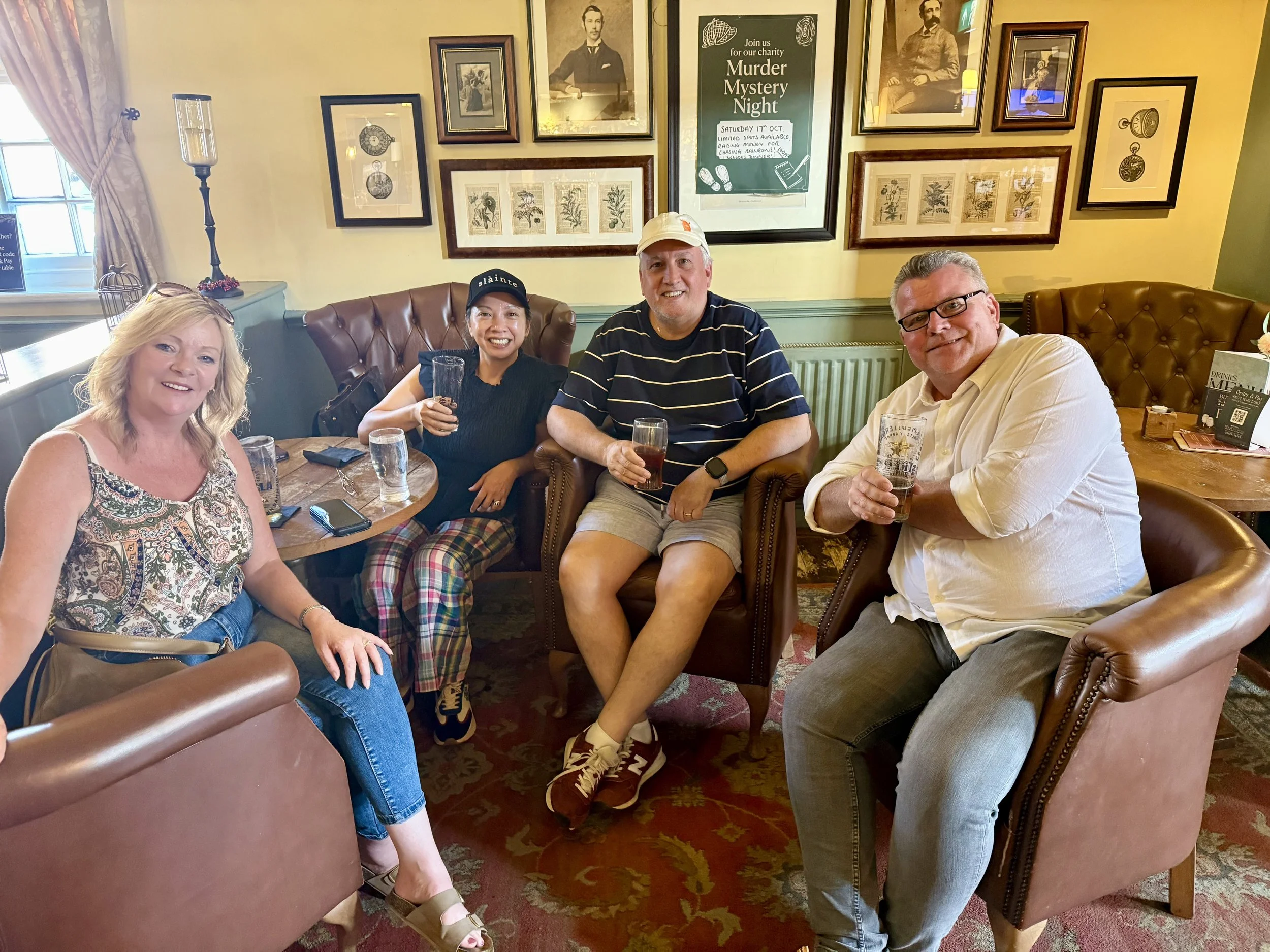 Charlotte, Kelly, Paul, Chris in The Green Dragon 2026