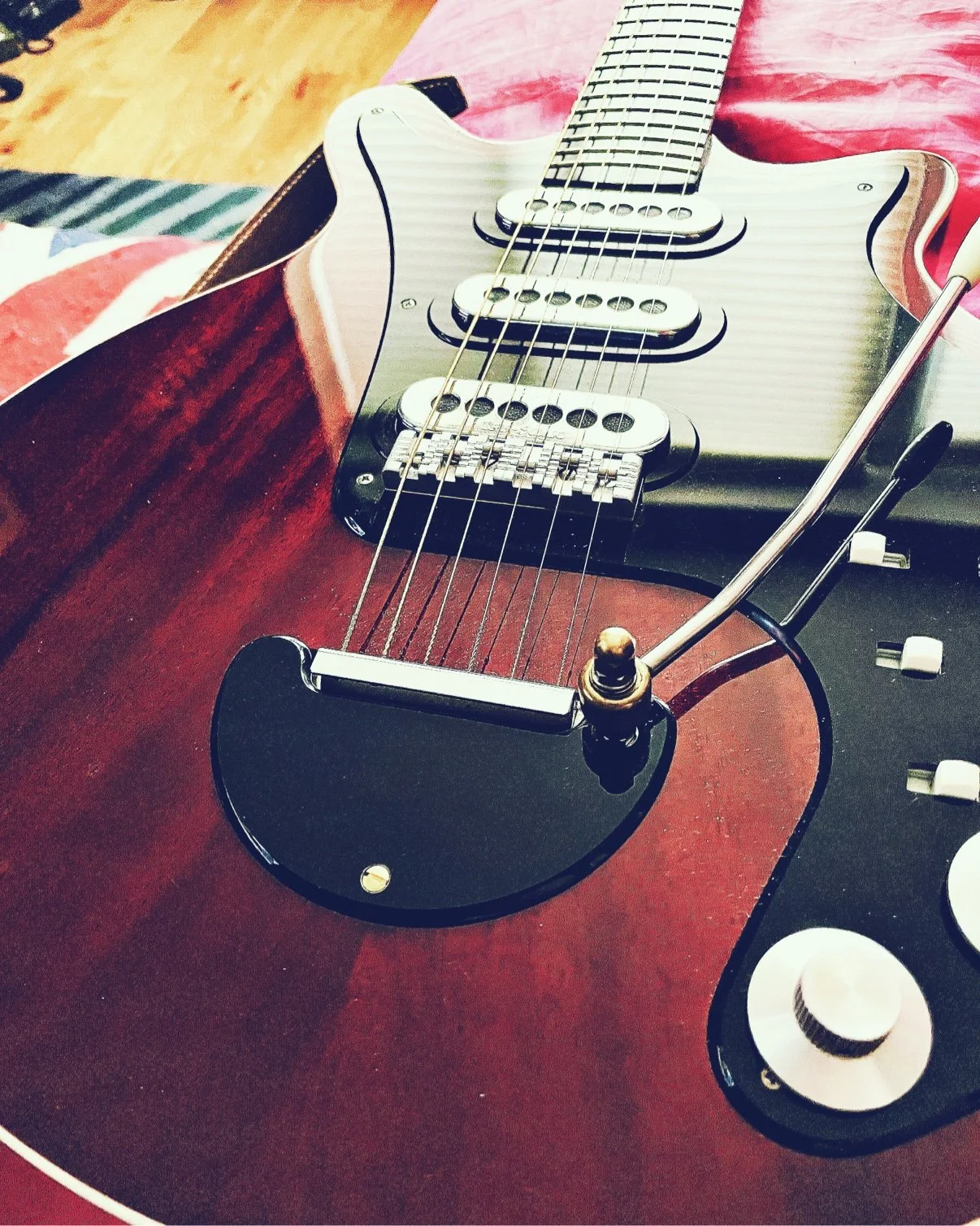 Paul Carter playing guitar