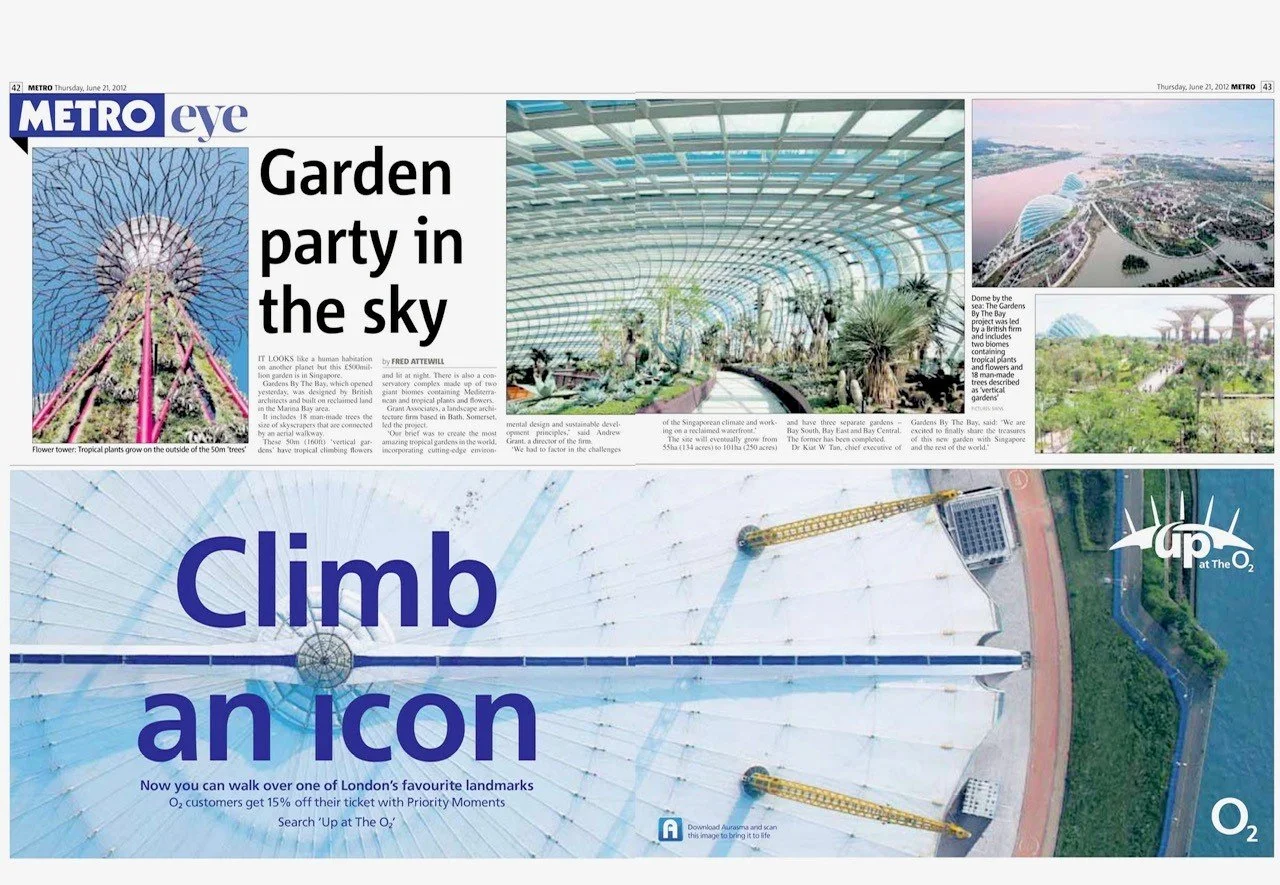 Historic national newspaper coverage of Gardens by the Bay