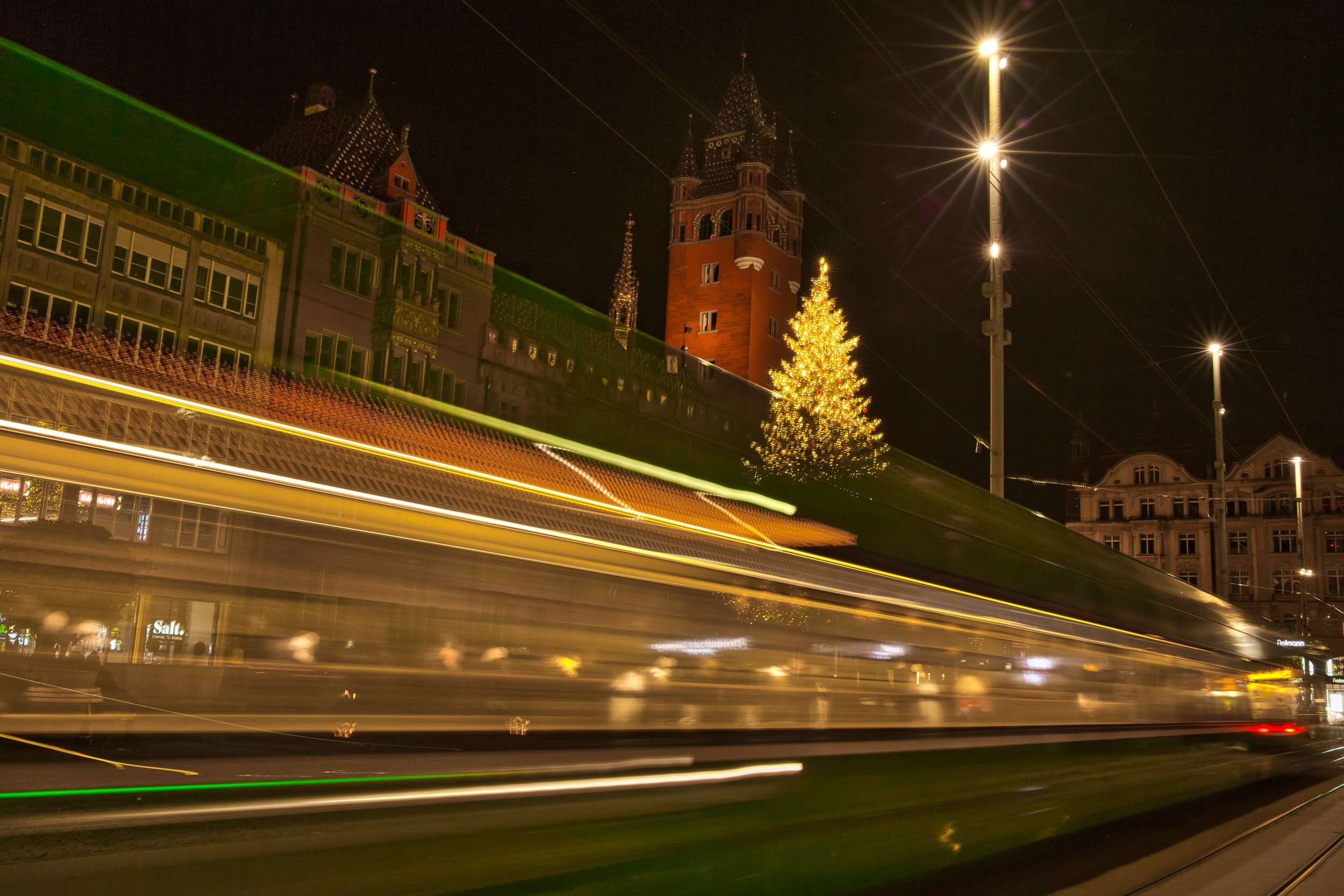 Die Tram in Basel