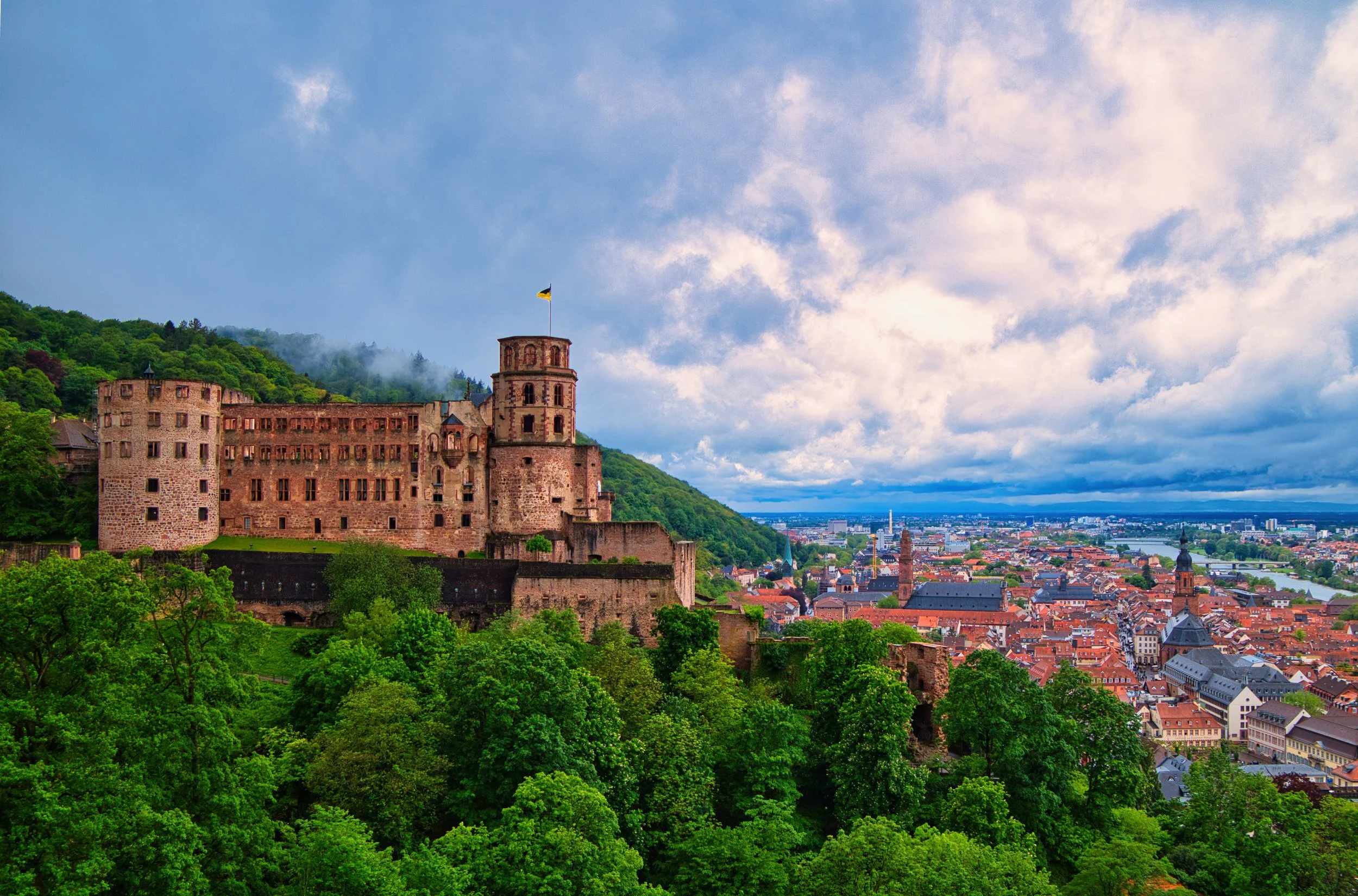 Heidelberg von Oben