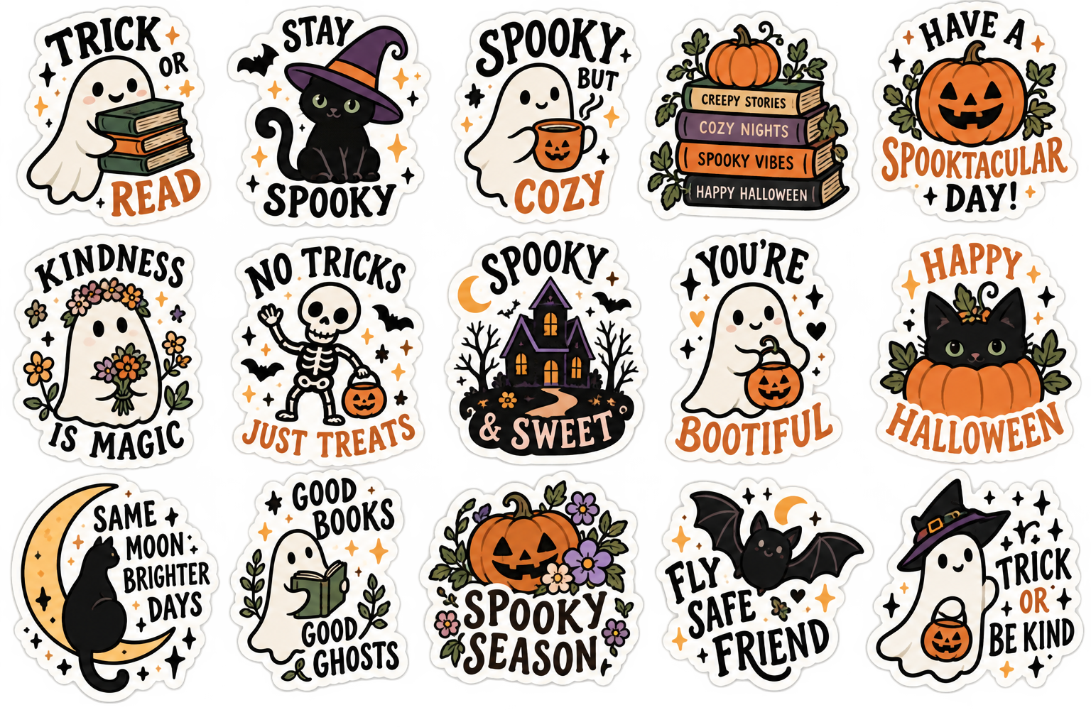 Trick or Treat Stickers