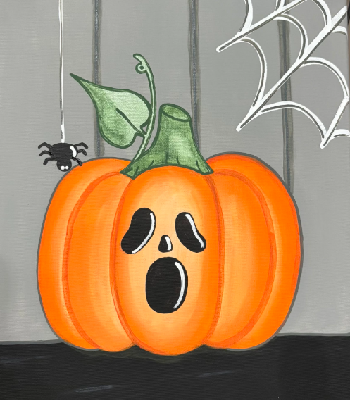 Spooky Canvas Painting