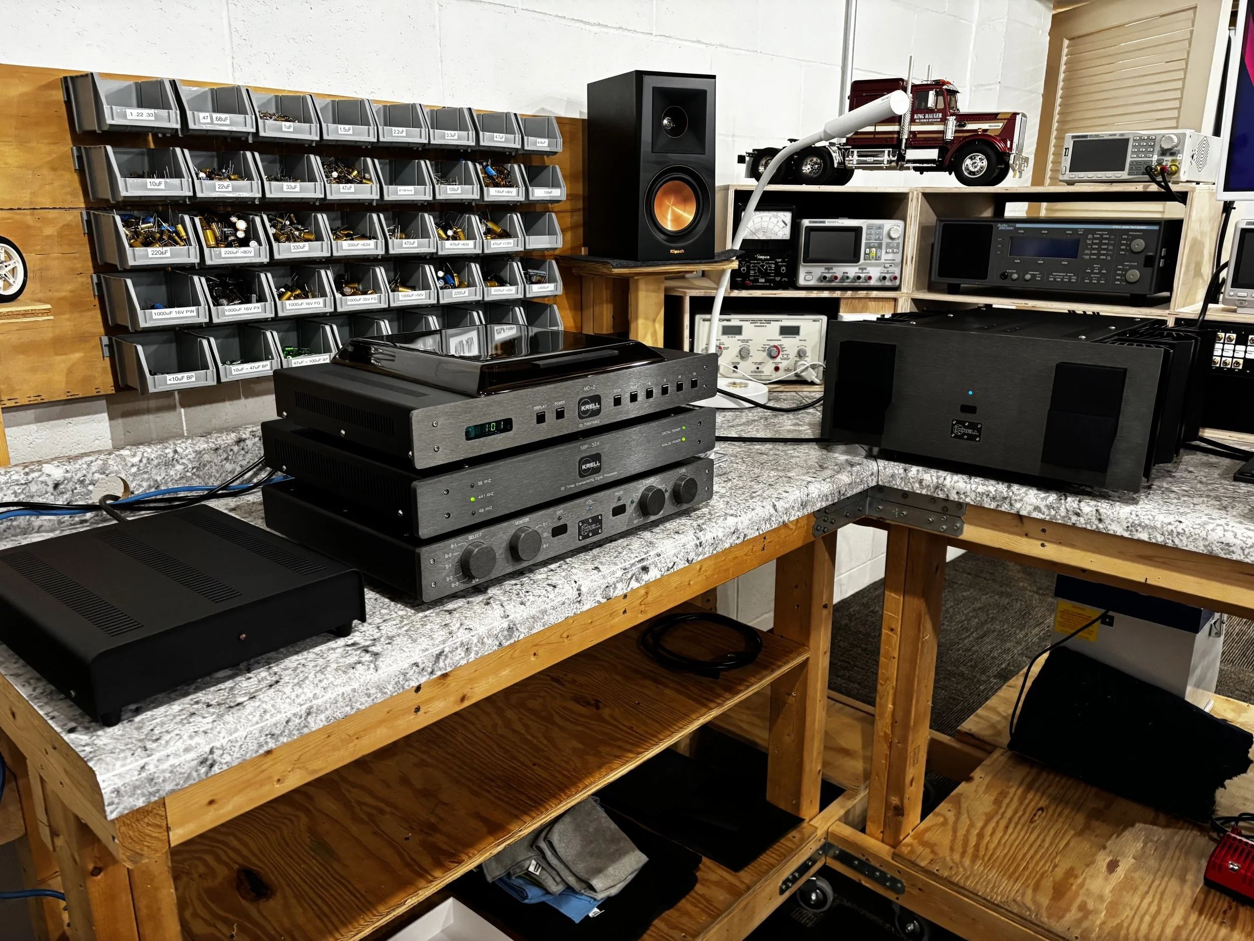 Krell KSA-150 Class A Amplifier and Components