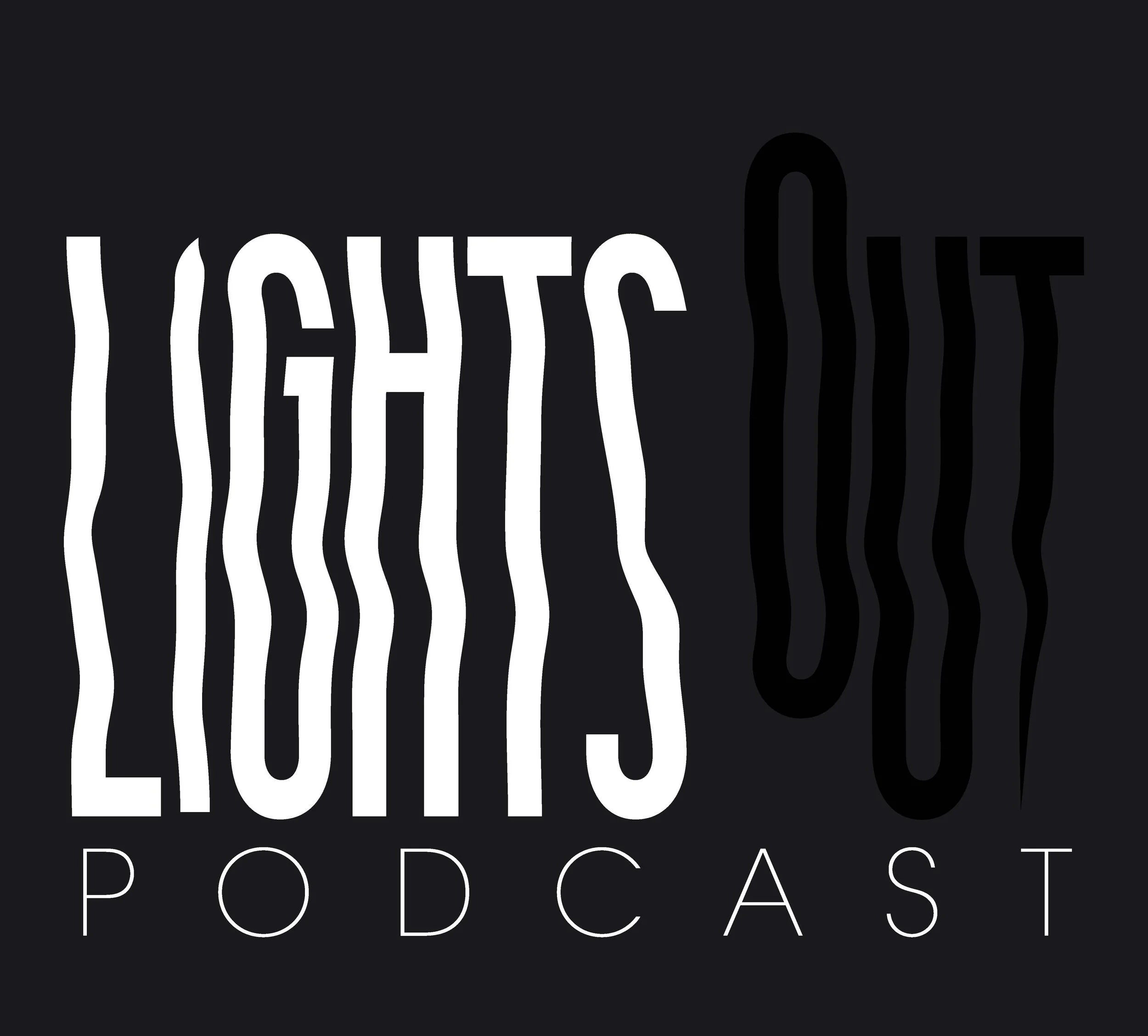 The cover of a podcast titled 'Lighters Podcast' with a black background and bold white and black text, with the word 'Lighters' written upside down.