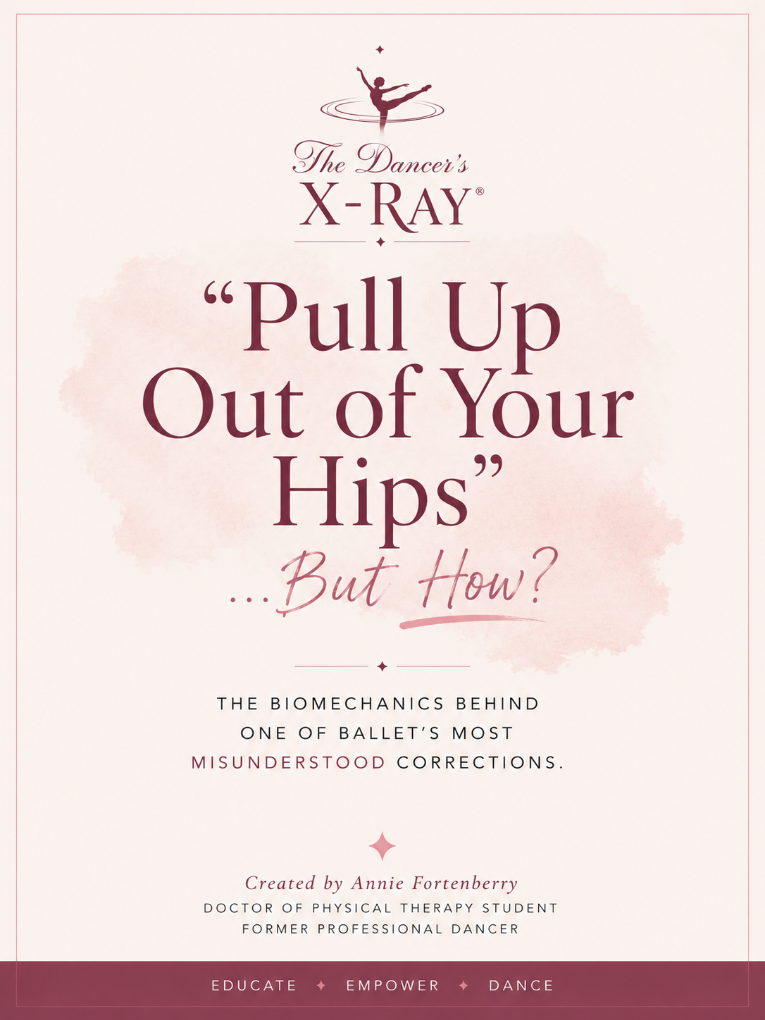 Pull Up Out of Your Hips...But How?