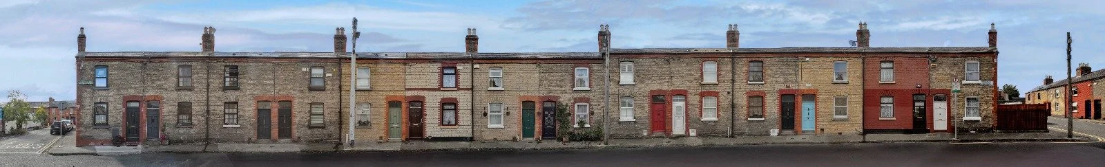 Welcome to the inner city - small terrace of Victorian houses known as two-up two-down