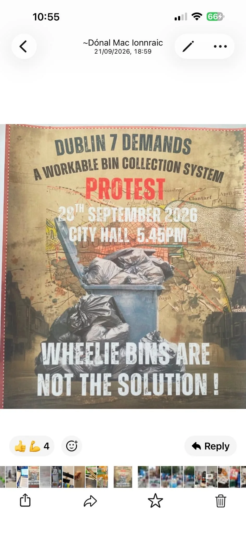 Protest at City Hall