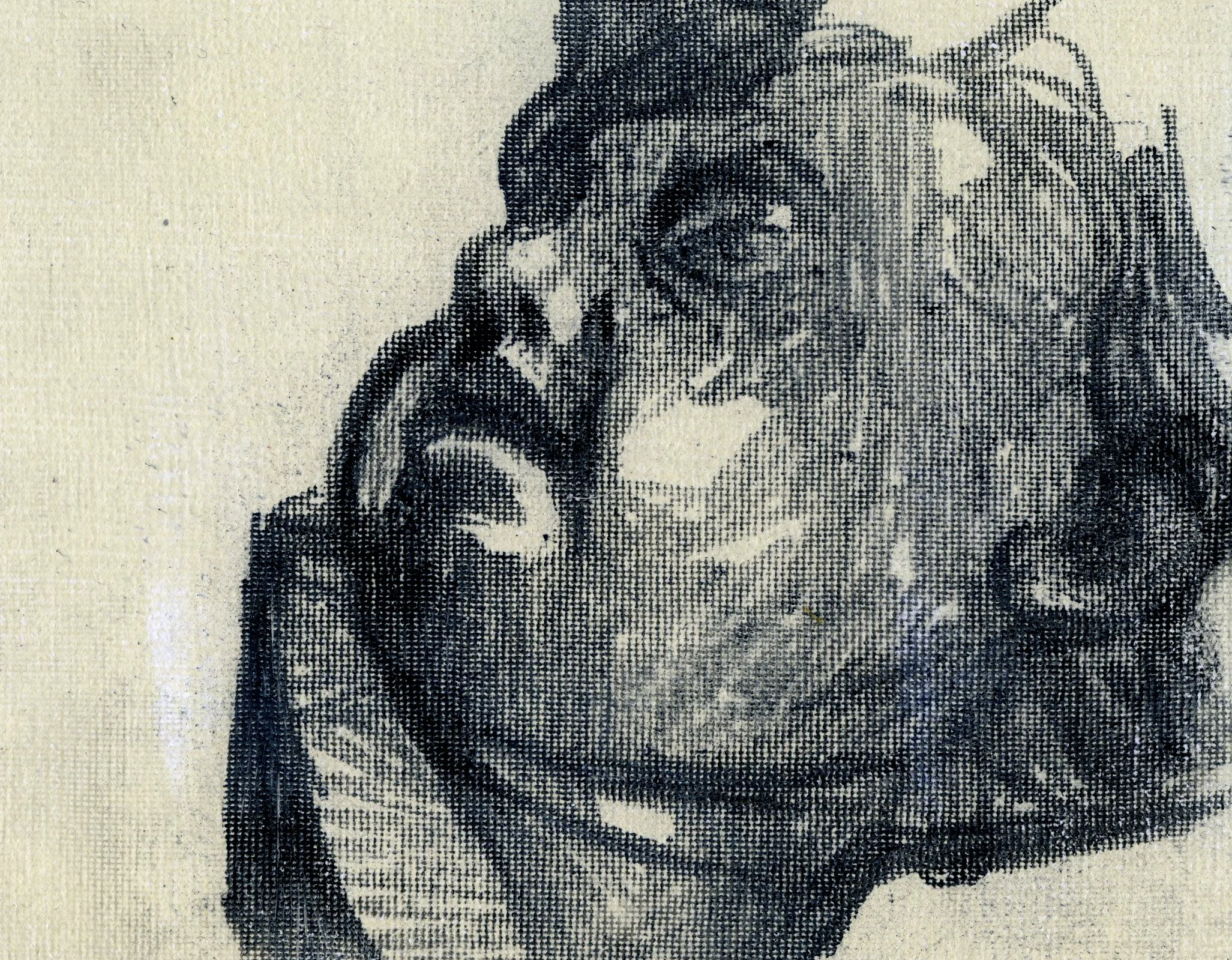 Cast Head, 2024, 25x17cm