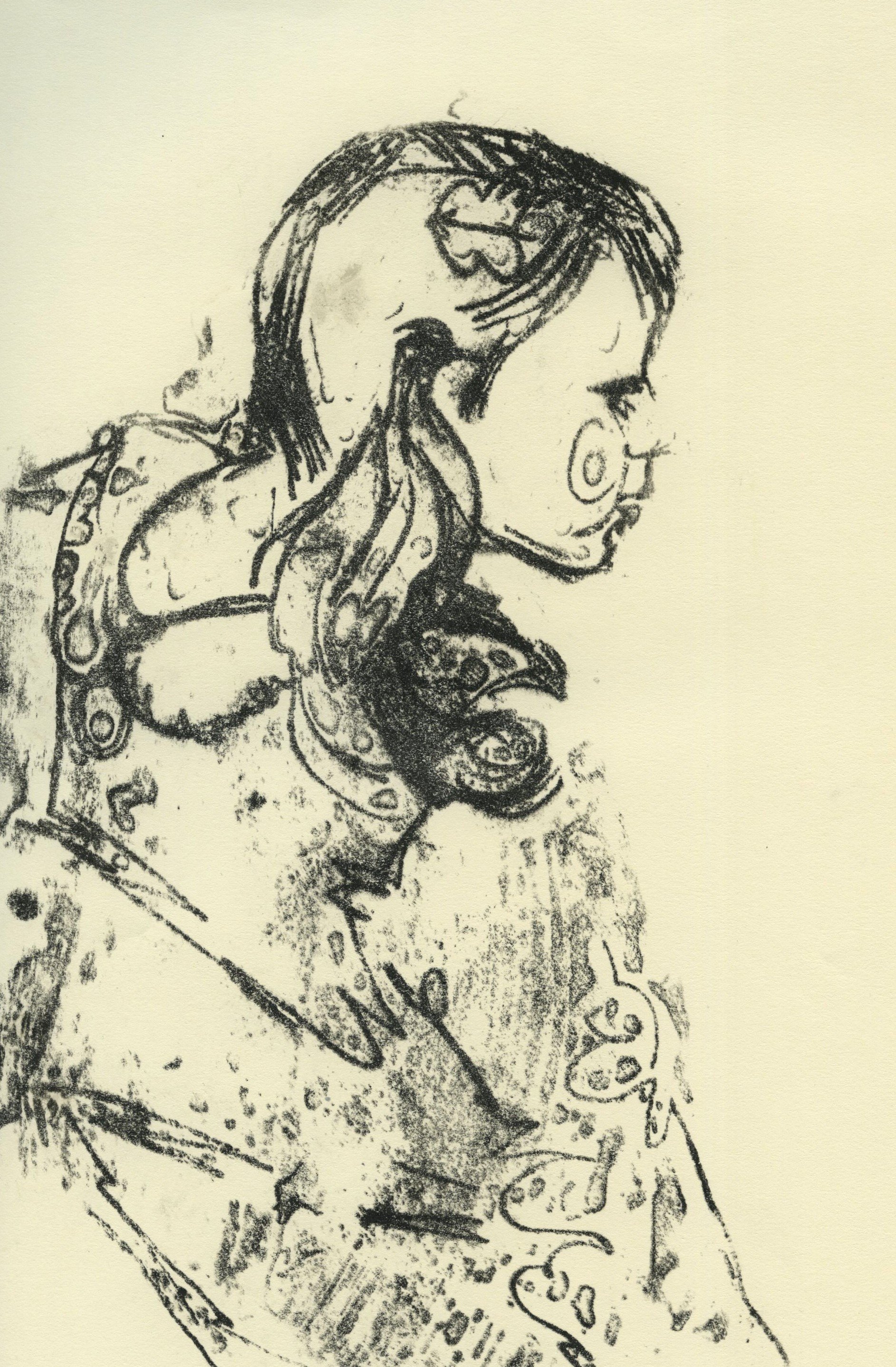 K, 2024, 21x30cm