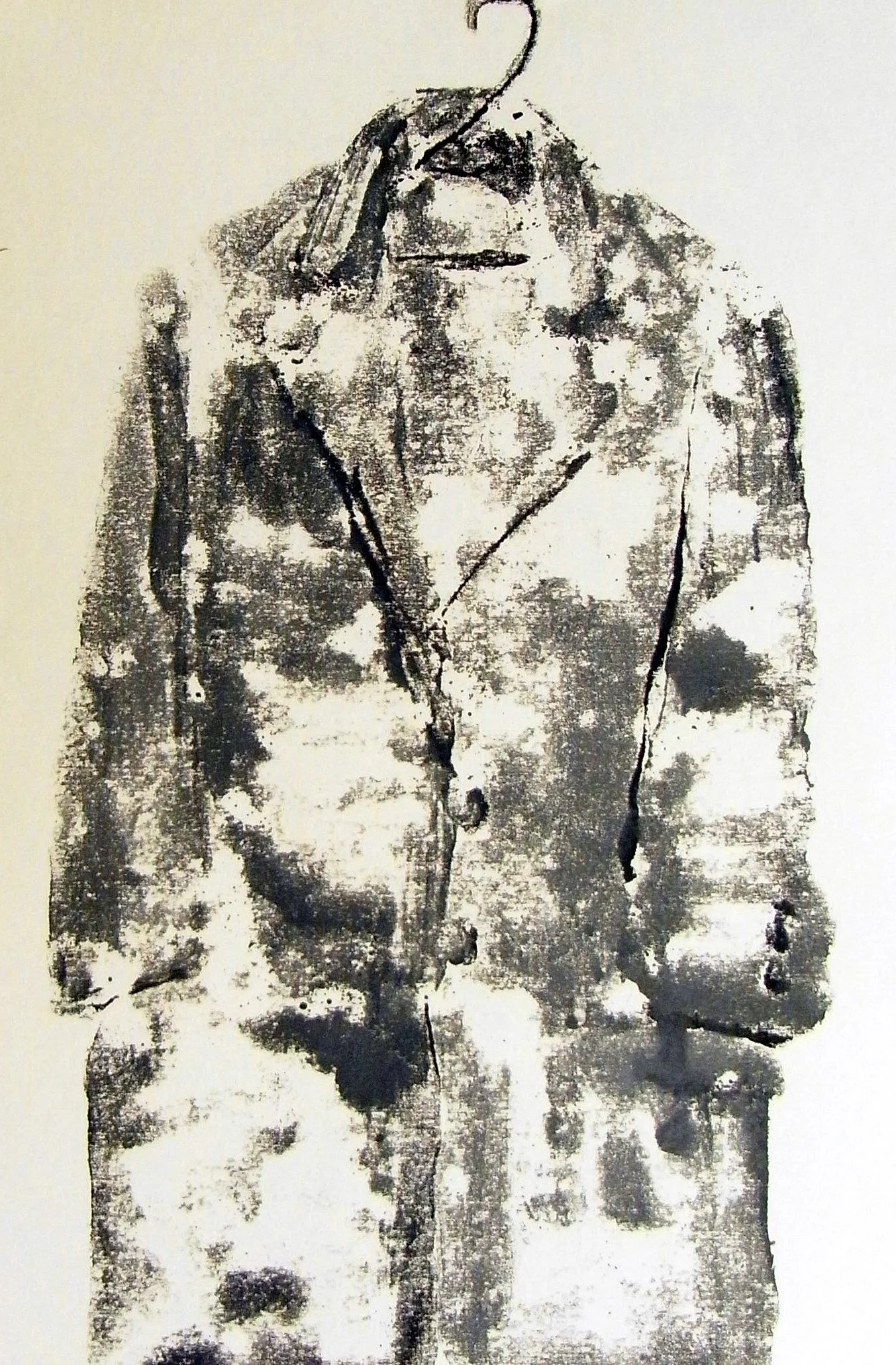 Hanging Coat, 2019, 30x42