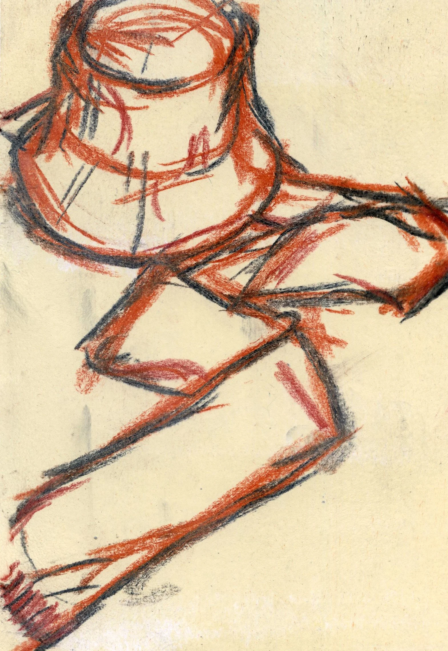 Hat and Scarf, 2024, 15x21cm