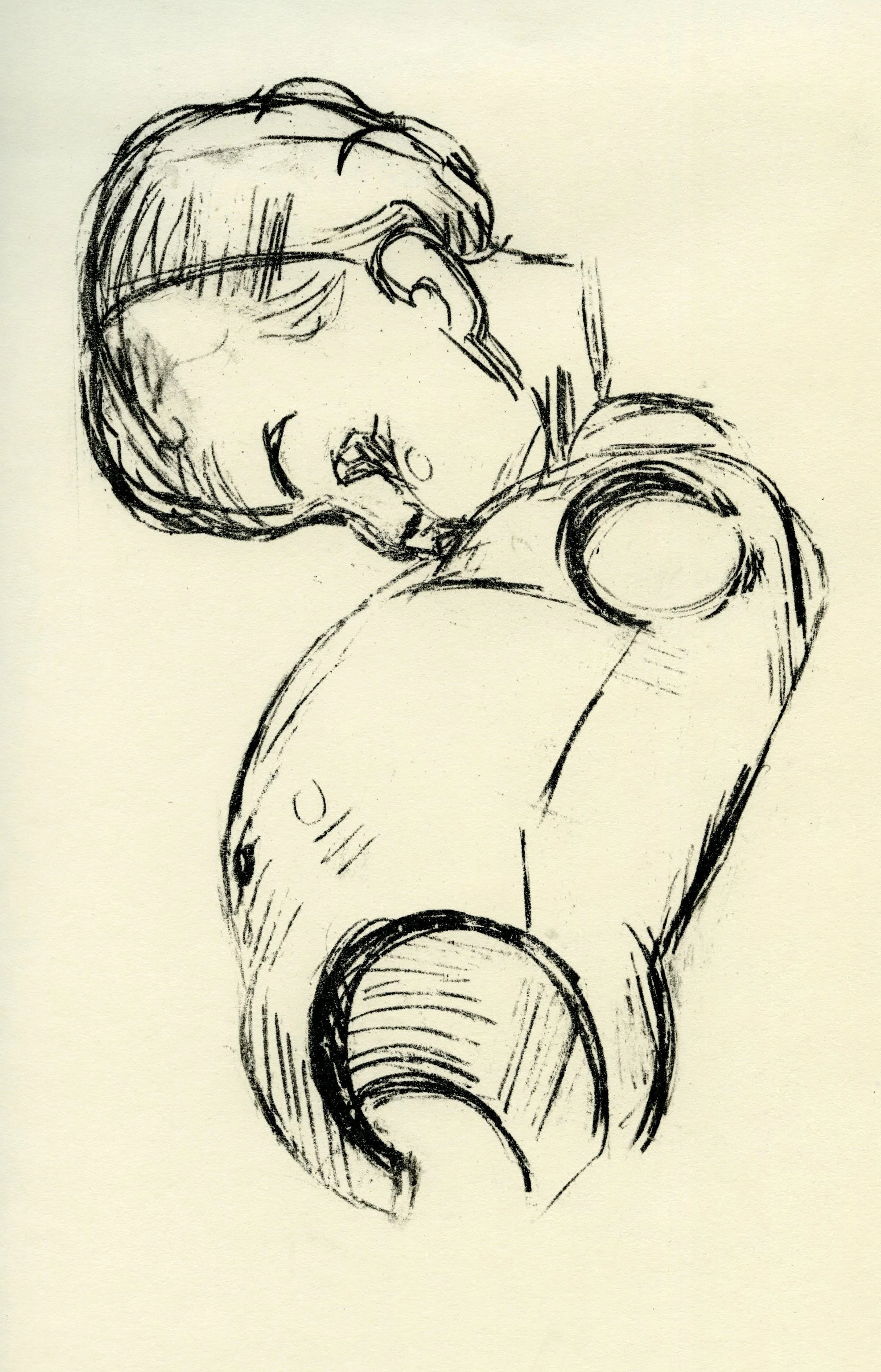 Broken Doll, 2024, 21x30cm
