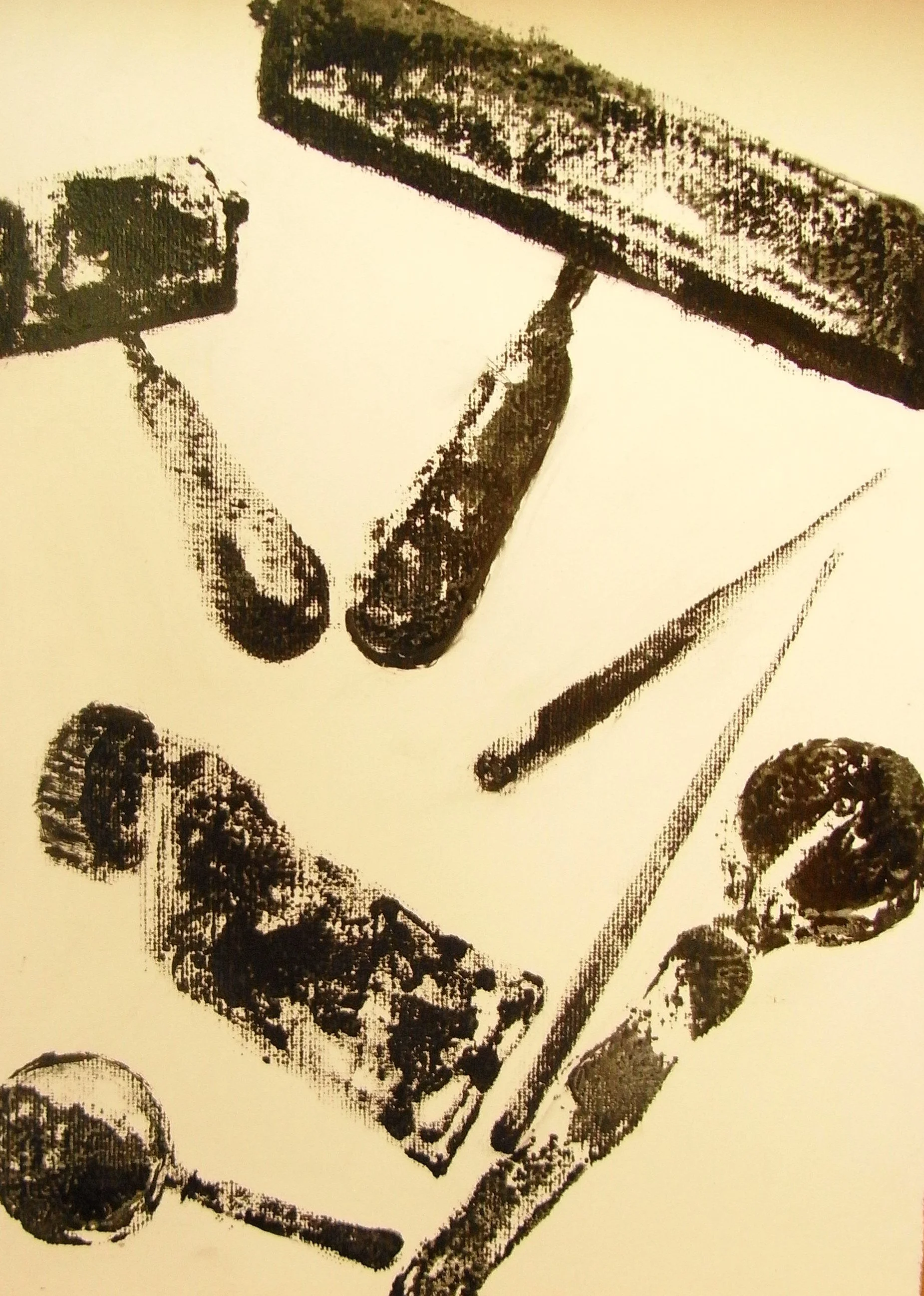 Printmaking Tools, 2028, 30x42cm