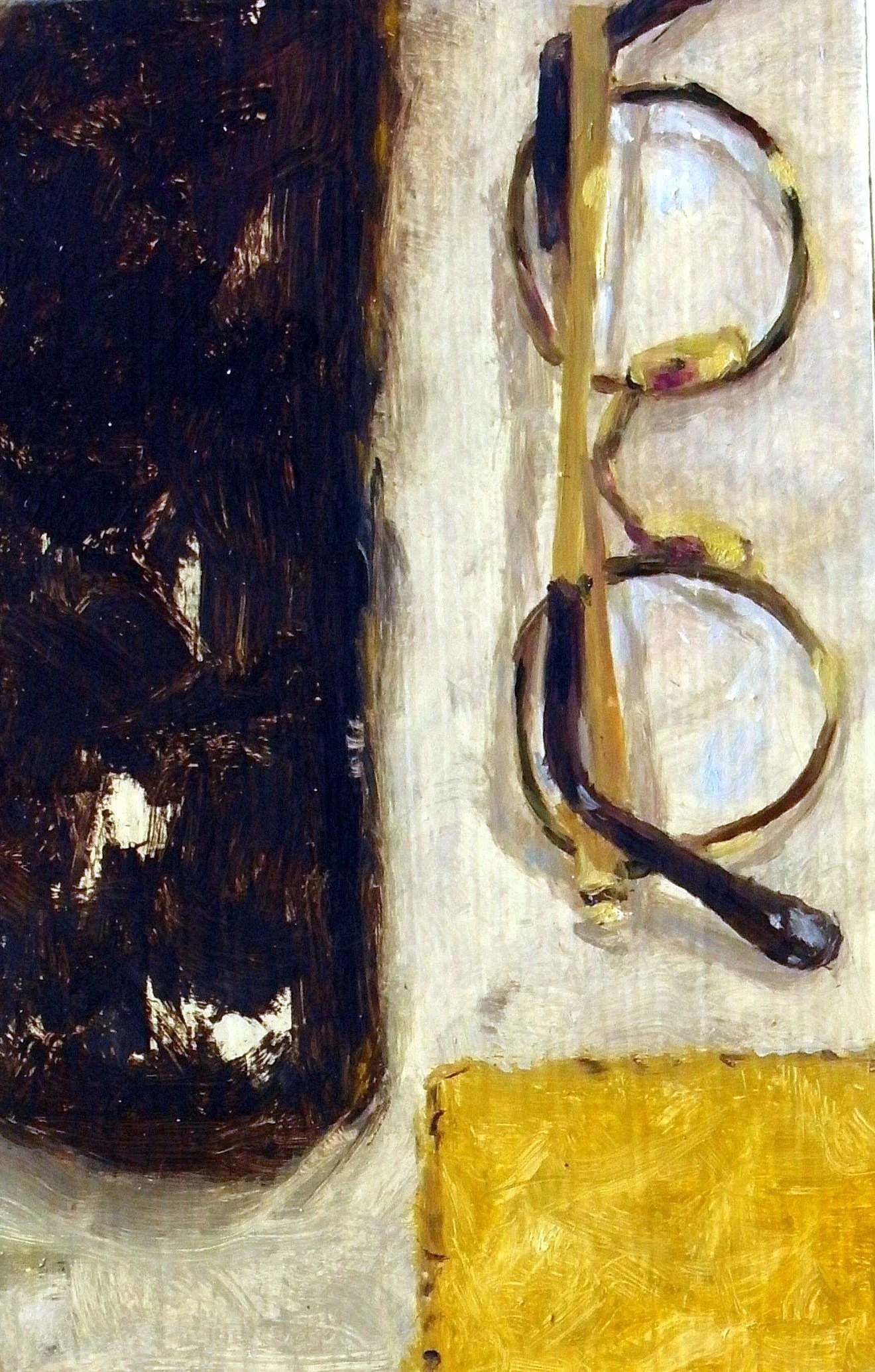 Glasses and Case, 2023, 12x16cm