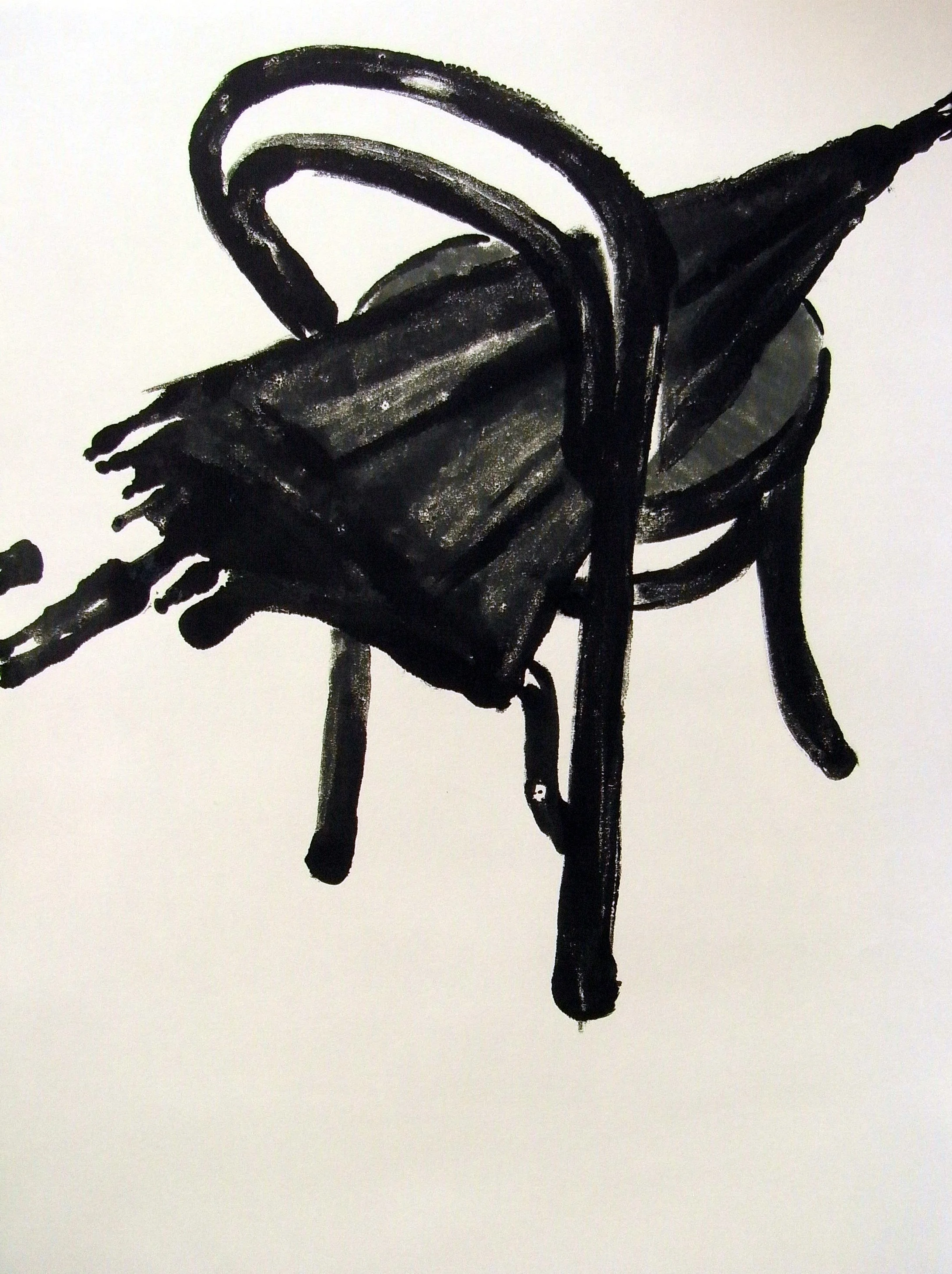 Umbrella and Chair, 2022, 30x42cm