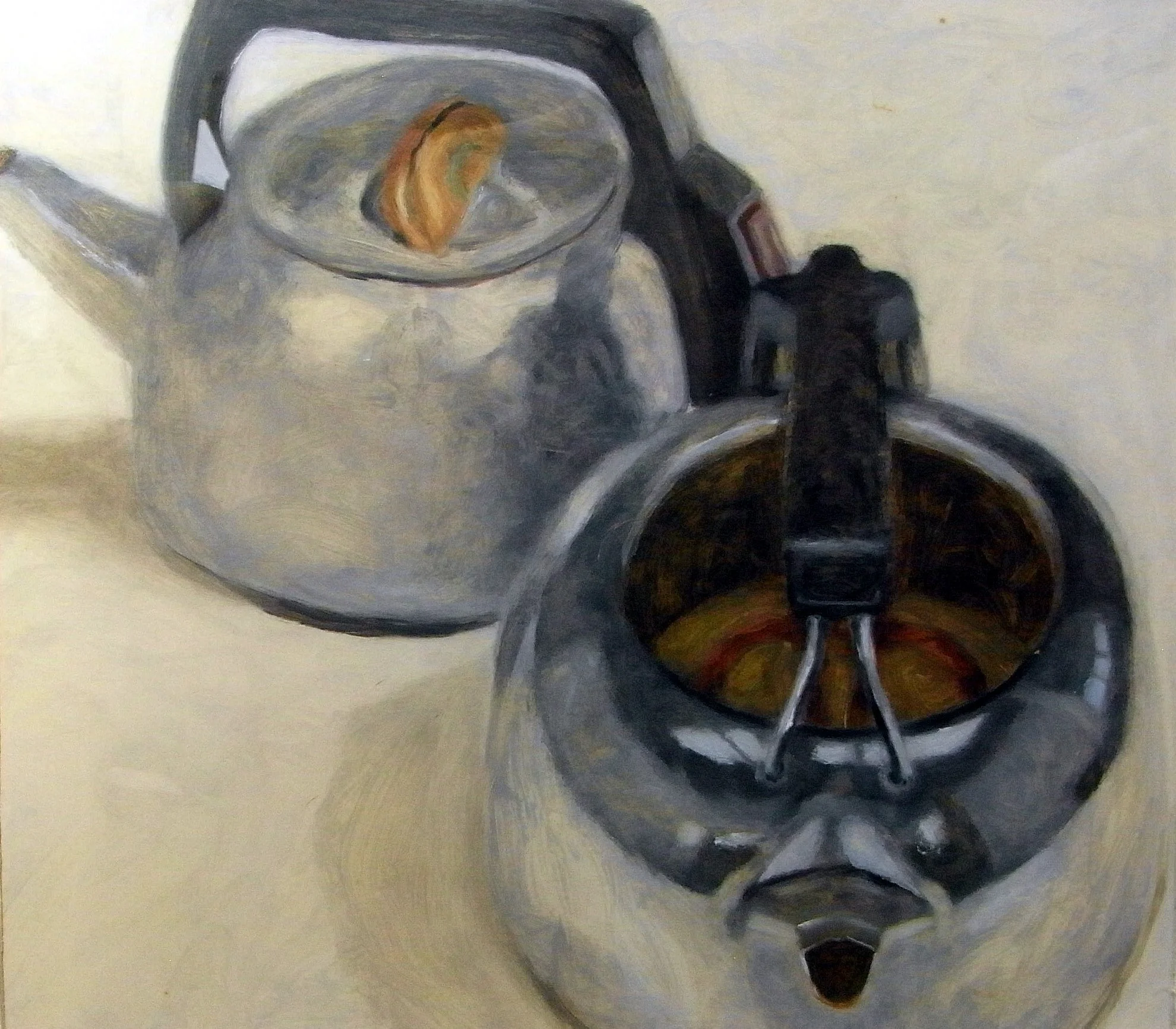 Old Kettles, 2004, 30x30cm