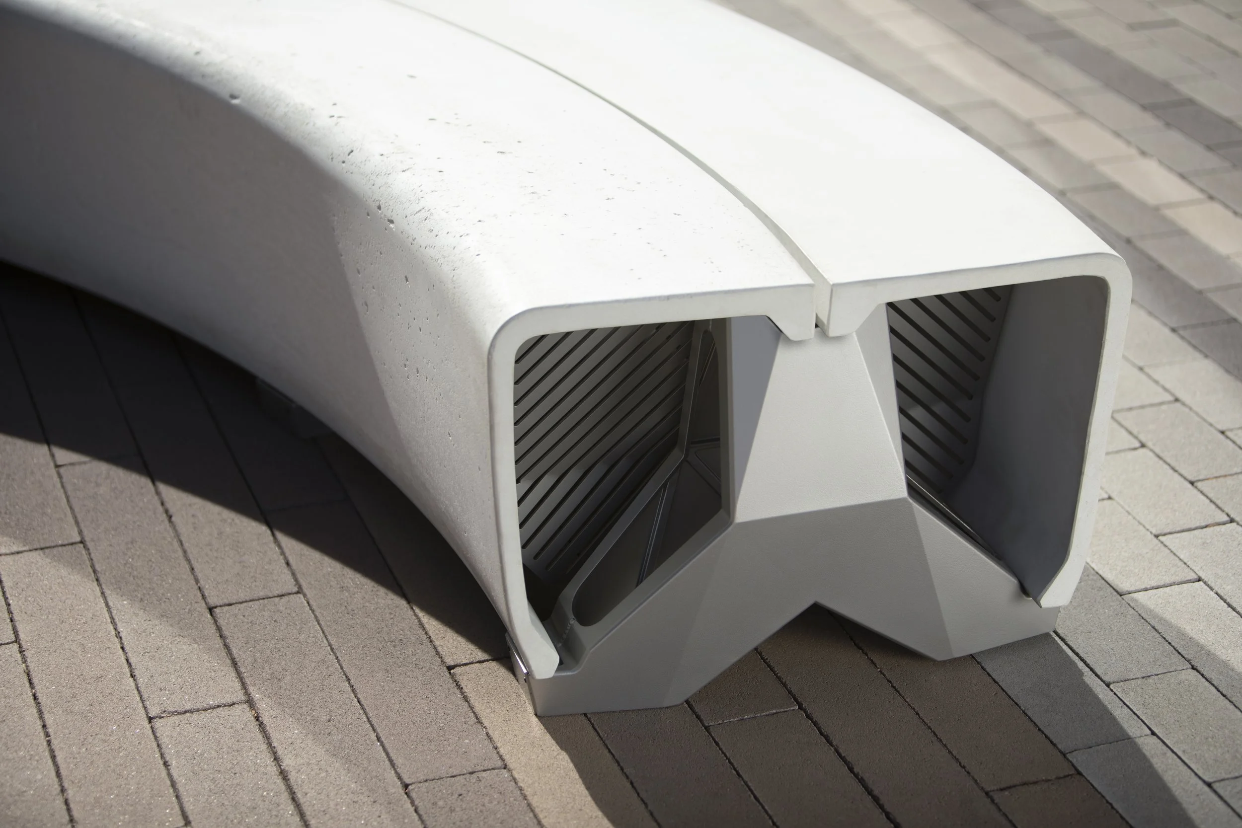 Typology Ribbon Bench