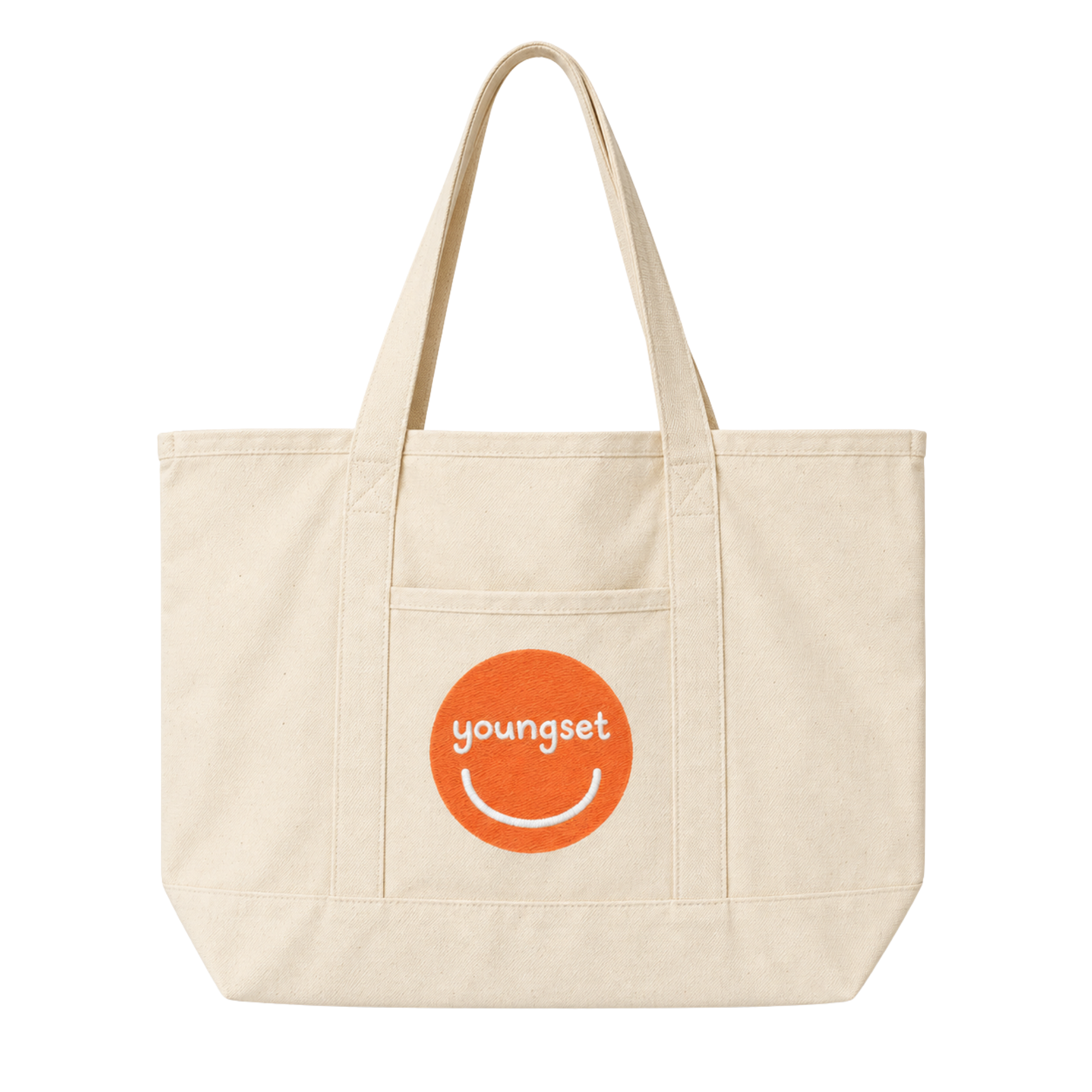 Youngset Embroidered Canvas Tote