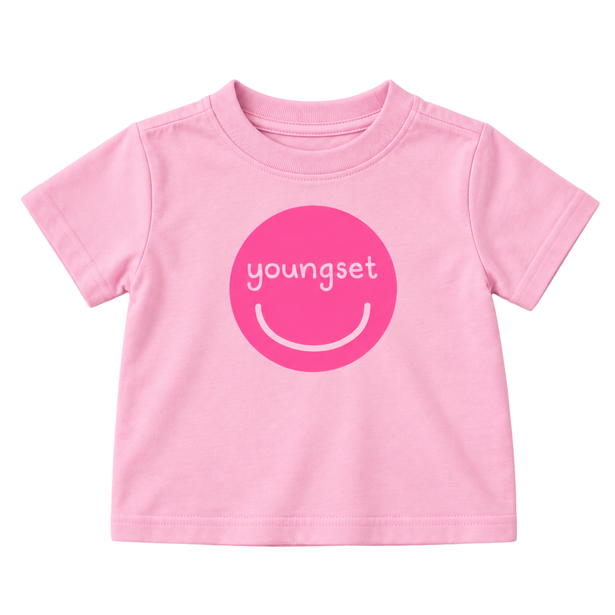 Youngset Toddler Tee in Bubblegum Pink