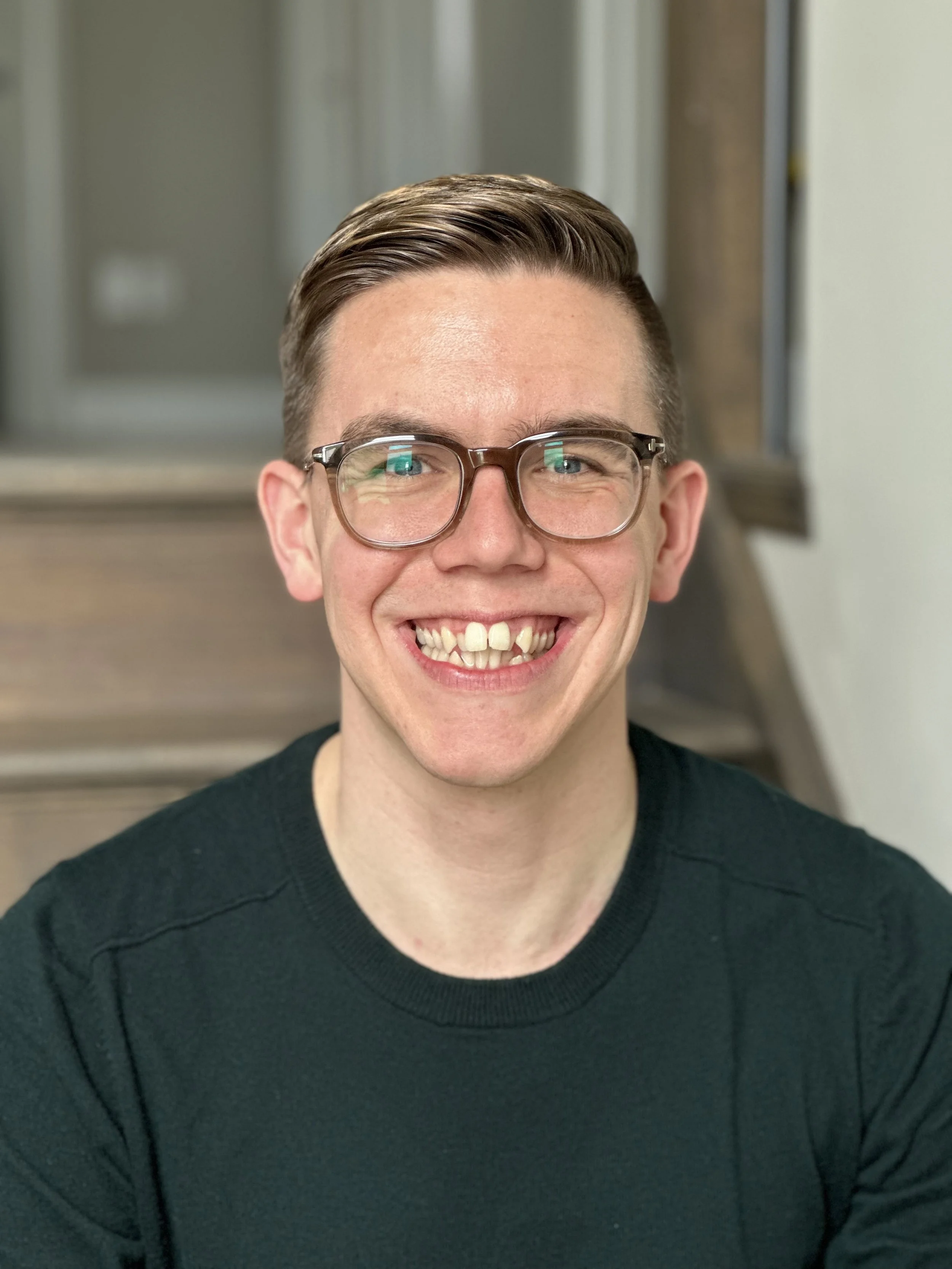 Portrait of Mark Shelvock, Registered Psychotherapist, smiling