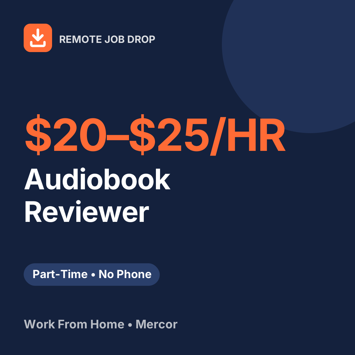 Love Audiobooks? Earn $20–$25/Hour Rating AI Narration From Home