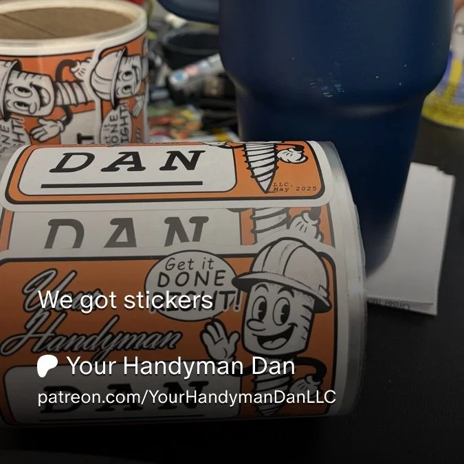 Finally ordered some stickers. This is just the first couple rolls. Ordered enough that I can give them to friends and family ❤️