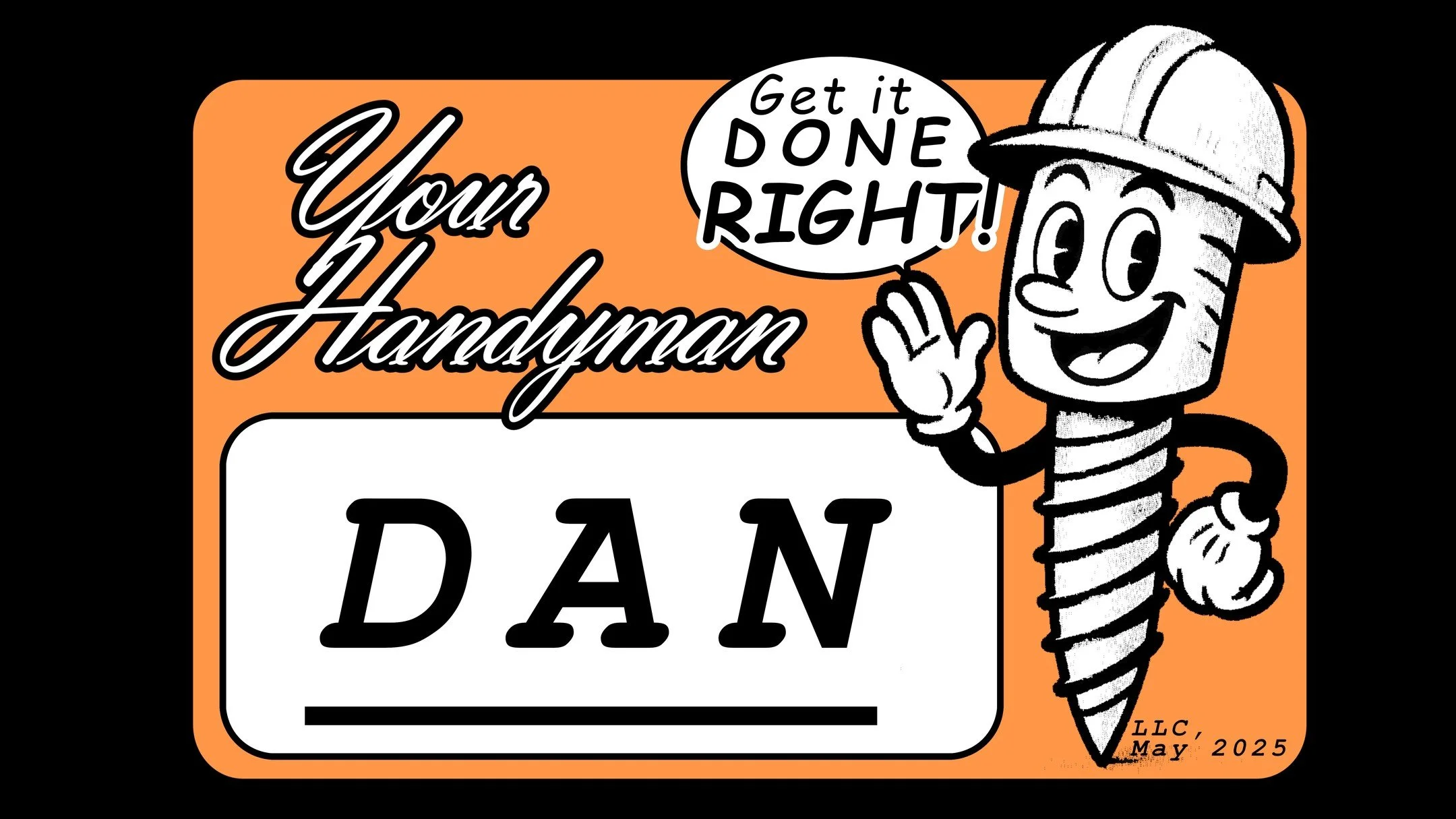 Giving graphic design a go and creating my own logo. Came out better than I thought. Not sure how that happened.