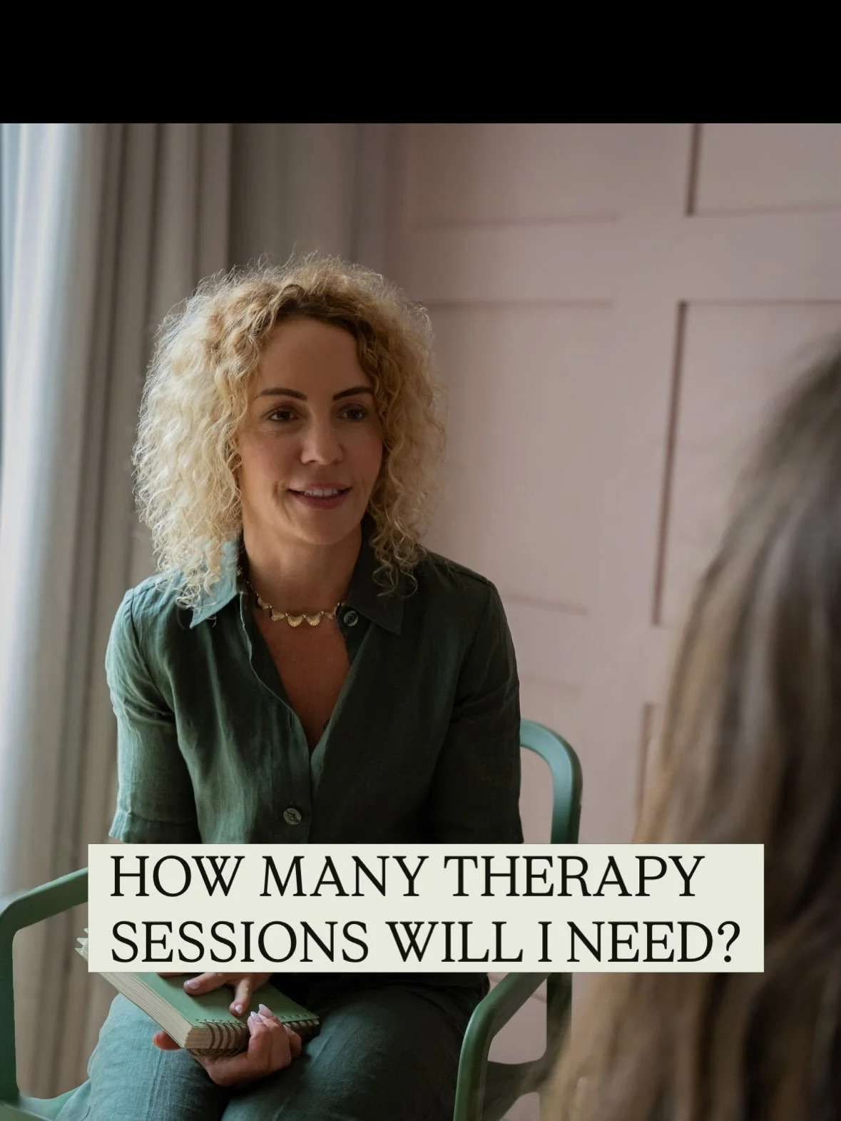 How long someone spends in therapy is very individual. 🌿

The therapeutic relationship itself can take time to develop &mdash; building enough trust and safety to explore what has brought you to therapy.

There&rsquo;s no set timeline. The work is r