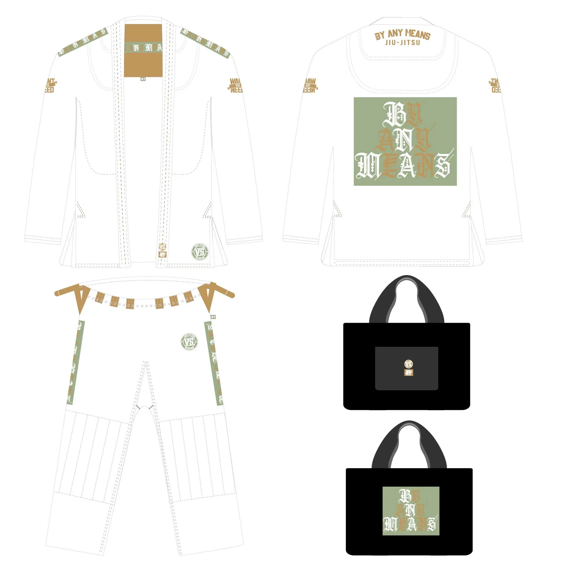 WANT VS NEED X BY ANY MEANS - WHITE (ADULT)