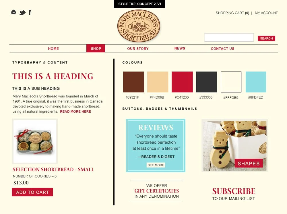 Visual tile for website rebrand