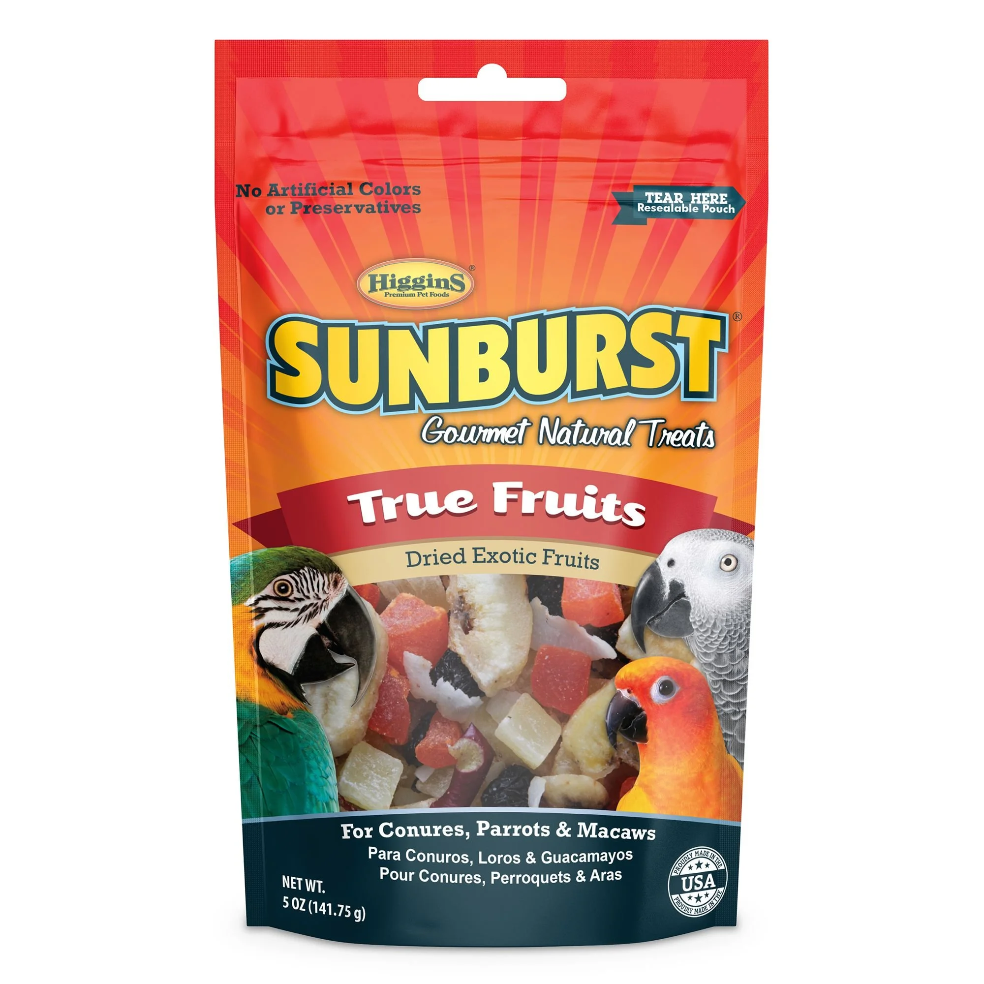 Higgins Sunburst true fruits Bird Treat 5 Oz
