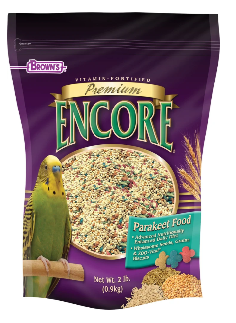 F.M. Brown'S Encore Parakeet Food, 2-Pound Bag